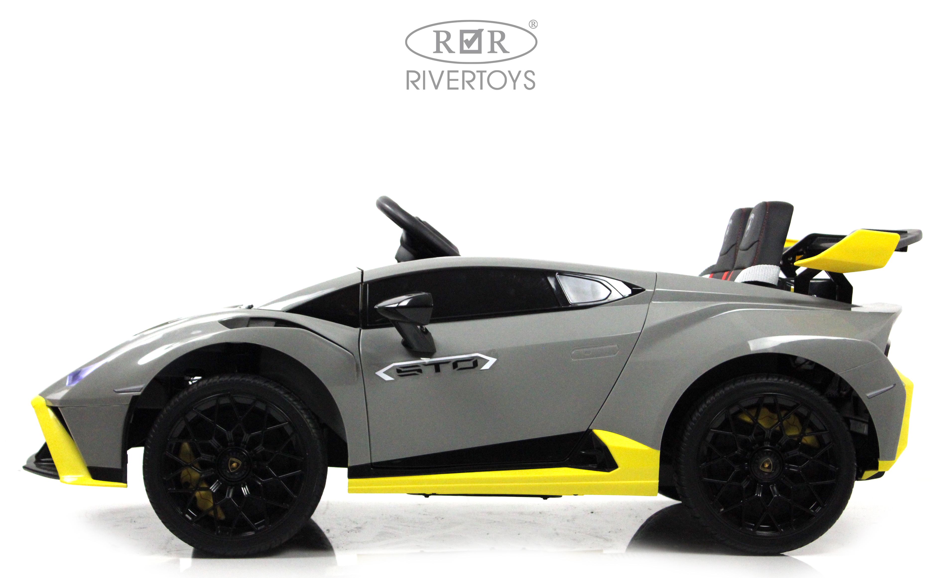 Электромобиль RIVERTOYS Lamborghini E888EE-GRAY С пультом ДУ - фото 14