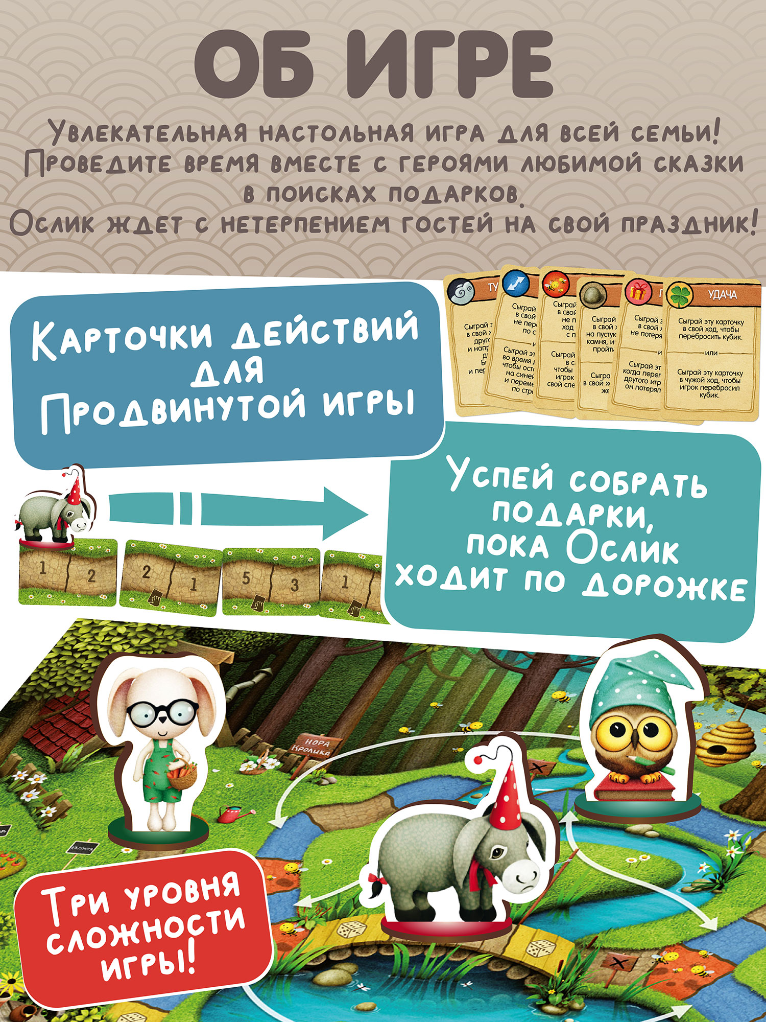 Настольная игра Нескучные игры Винни Пух и друзья - фото 7