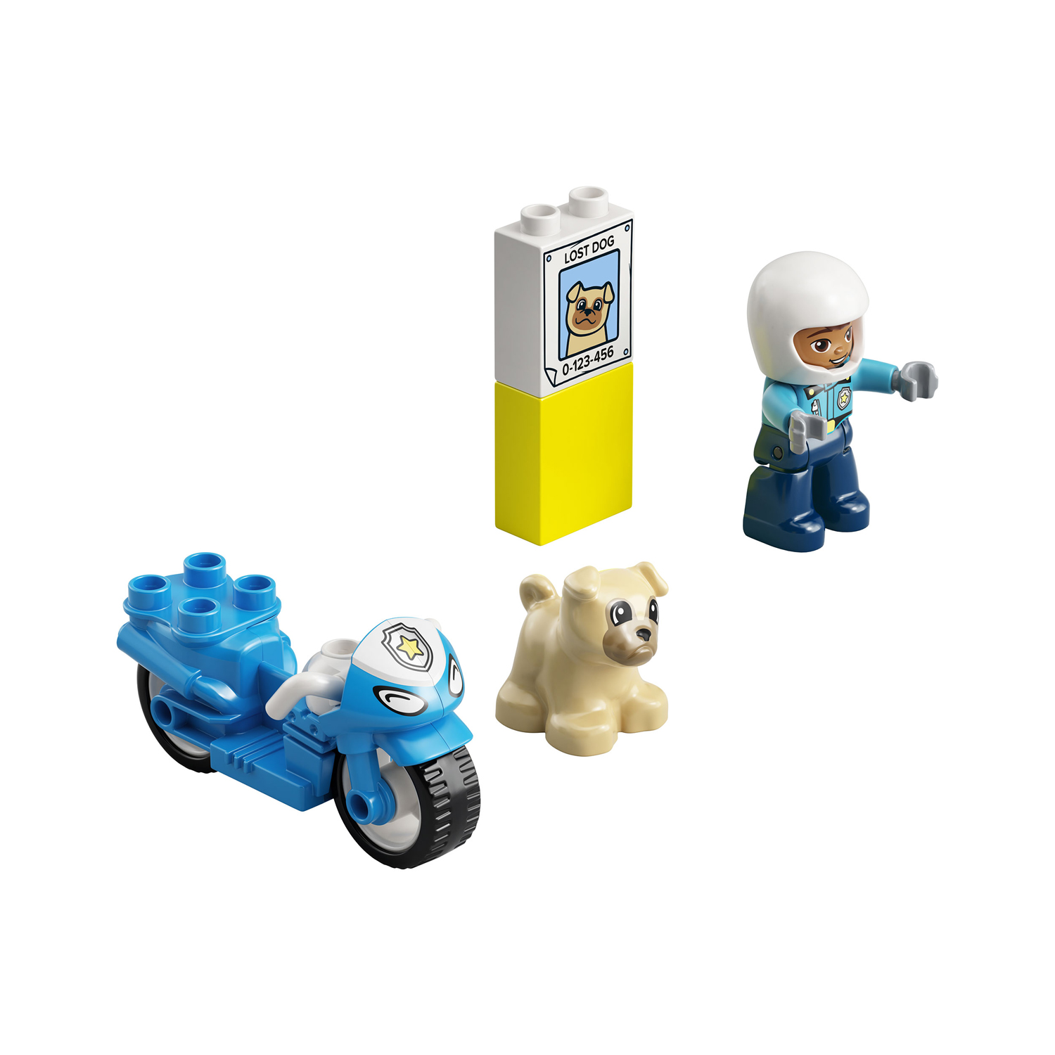 Конструктор LEGO DUPLO Полицейский мотоцикл - фото 8