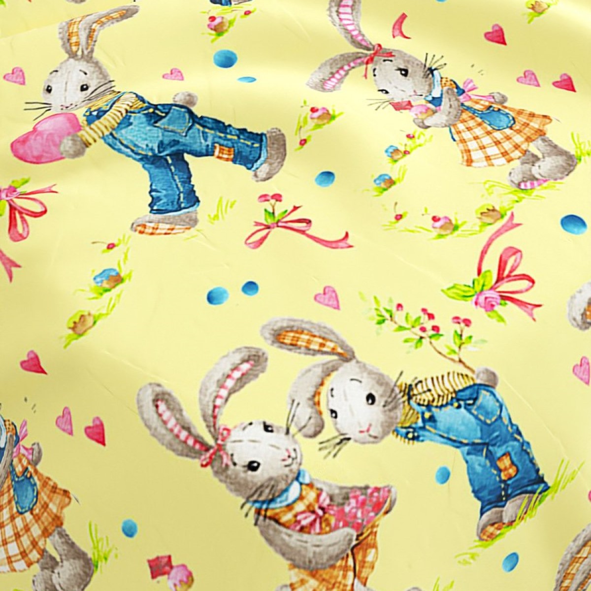 Комплект постельного белья Anna Maria Зайчики полутораспальный - фото 4