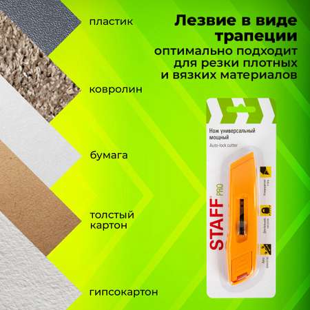 Канцелярский нож Staff