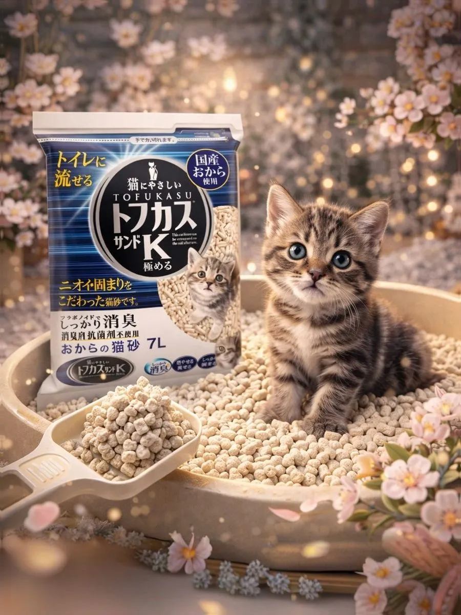 Наполнитель Japan Premium Pet 7 л 2 кг комкующийся, впитывающий - фото 3
