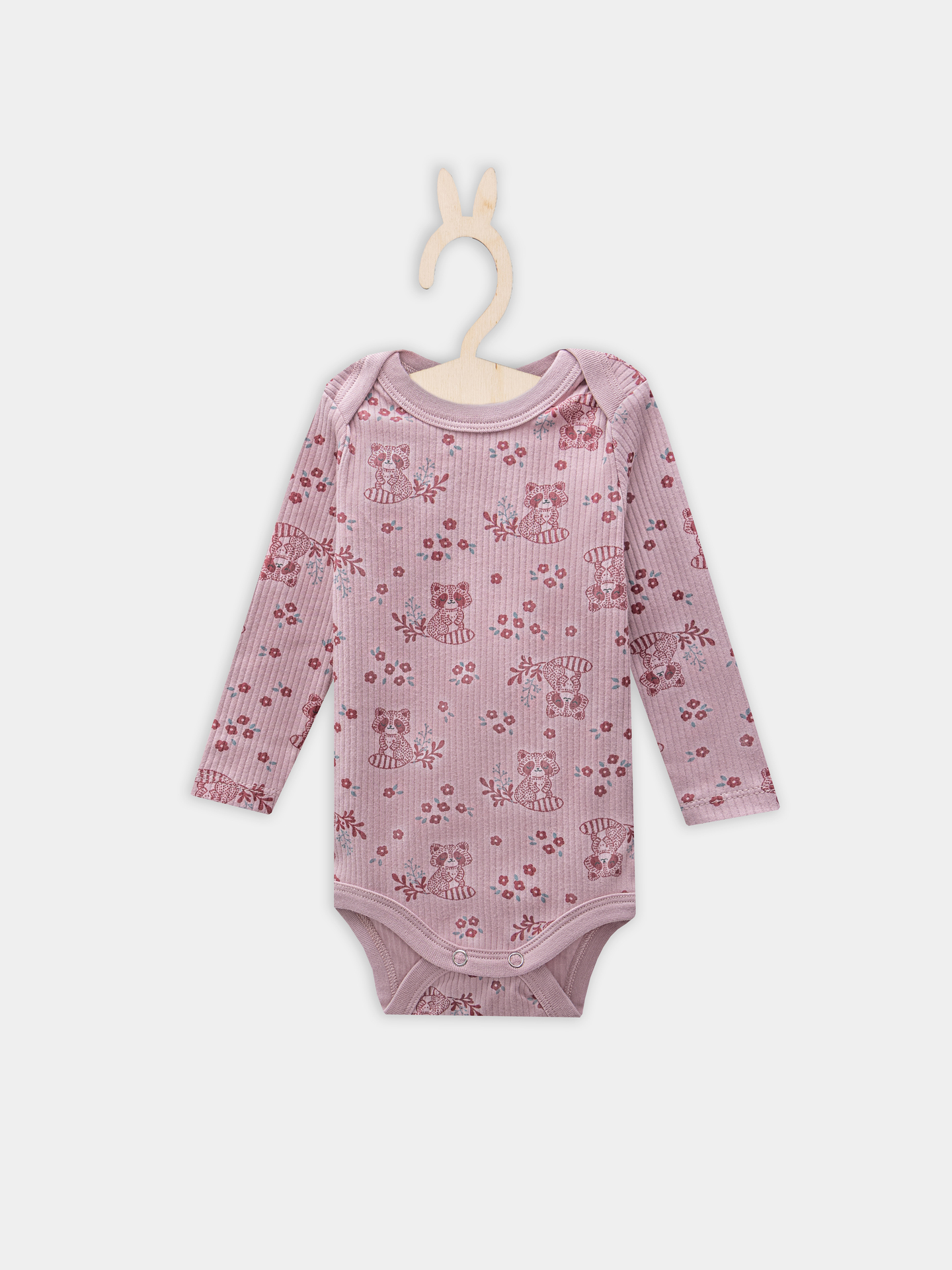 Боди Mark Formelle (Марк Формэль) 13018/цветочные еноты на п.розовом - фото 2