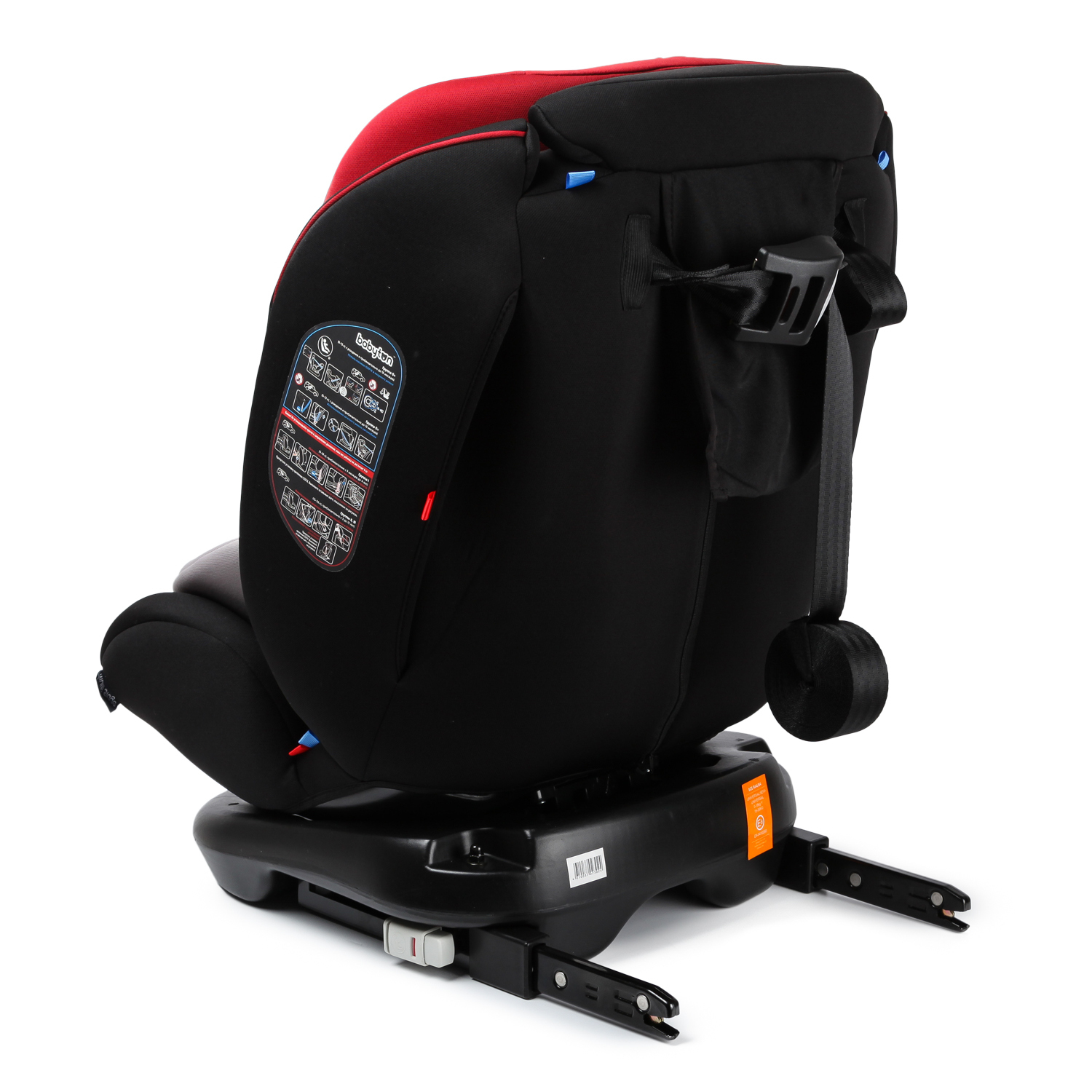 Автокресло Babyton Multi-Stage Isofix 0+/1/2/3 (0-36 кг) красный - фото 7