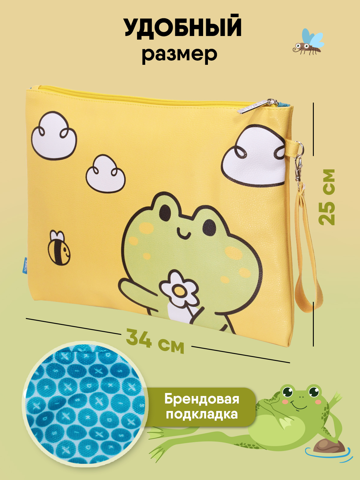 Папка для тетрадей LOREX KIDS HAPPY FROG А4 - фото 2
