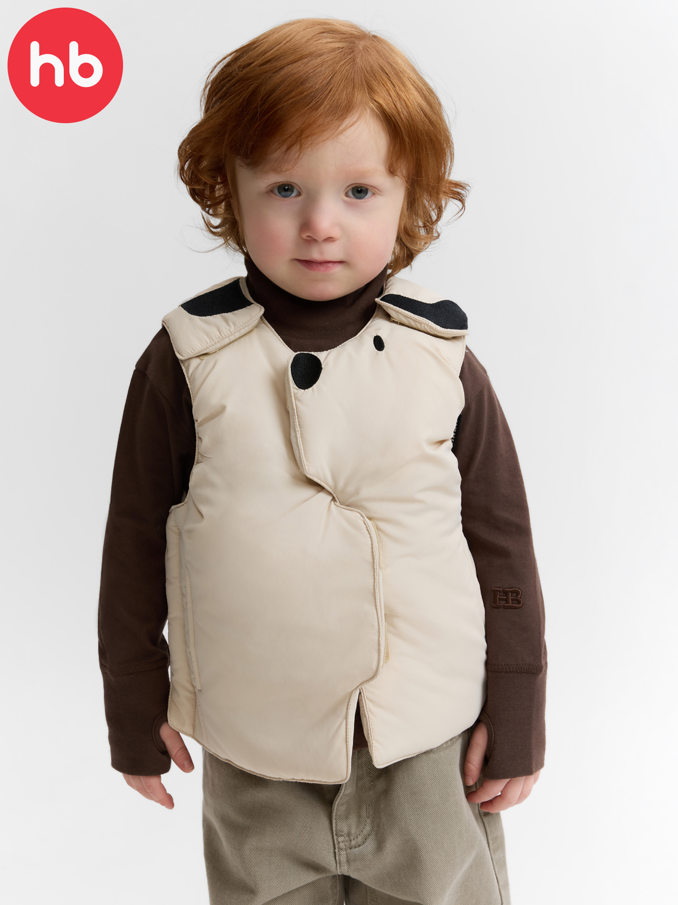 Жилет Happy Baby 88358_milky - фото 2