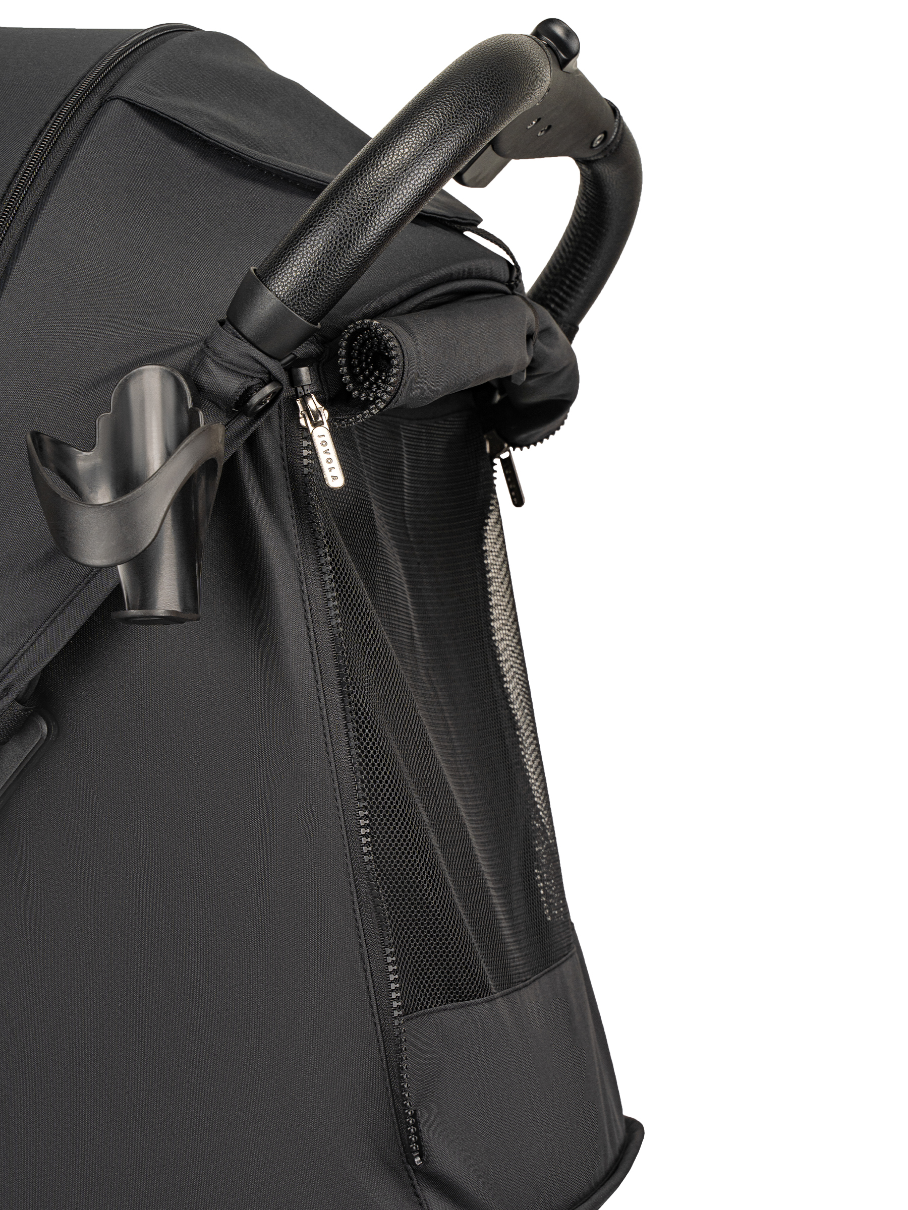 Коляска прогулочная JOVOLA Specter черный - фото 28