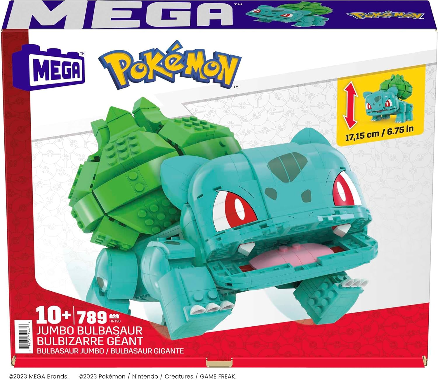 Конструктор Mega Construx Pokémon Jumbo Bisasam сборная игровая модель - фото 6