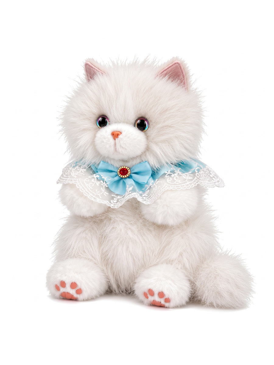 Мягкая игрушка Maxitoys Кошечка белая 40 см - фото 2