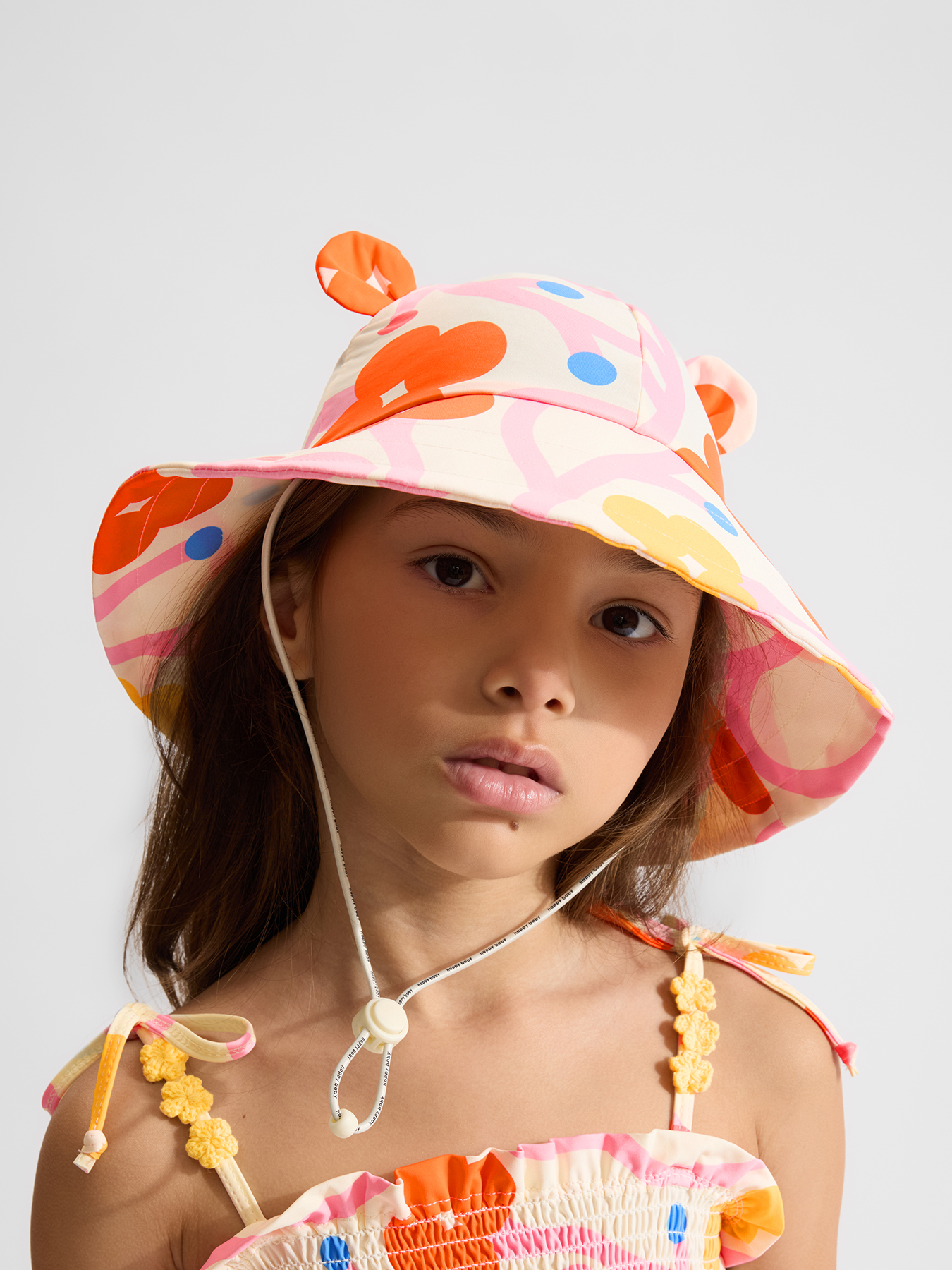 Изображение товара Панамa Happy Baby 52 Лёгкая летняя панама с ушками