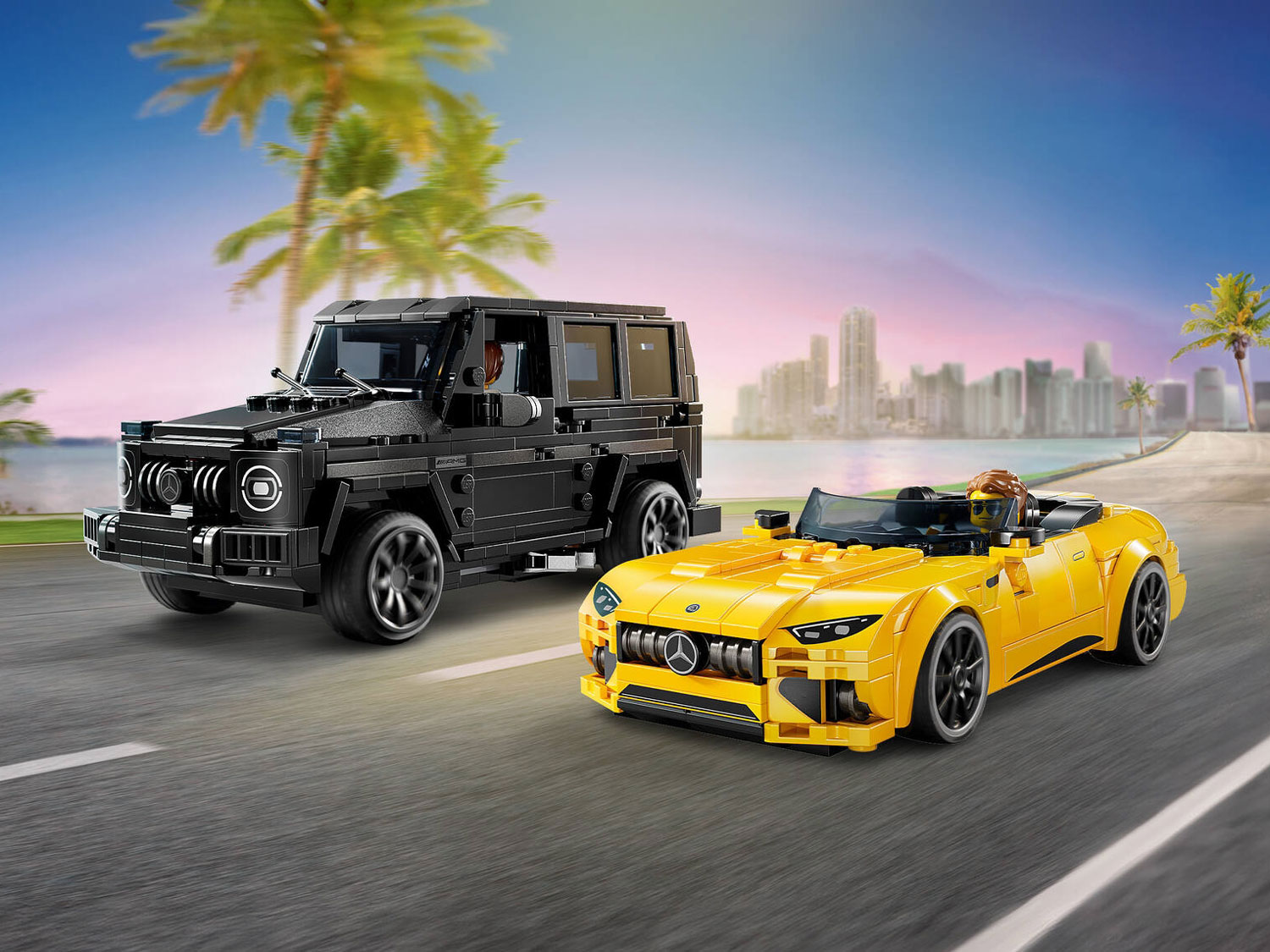 Конструктор LEGO Speed Champions Mercedes-AMG G 63 и SL 63 808 дет. - фото 12