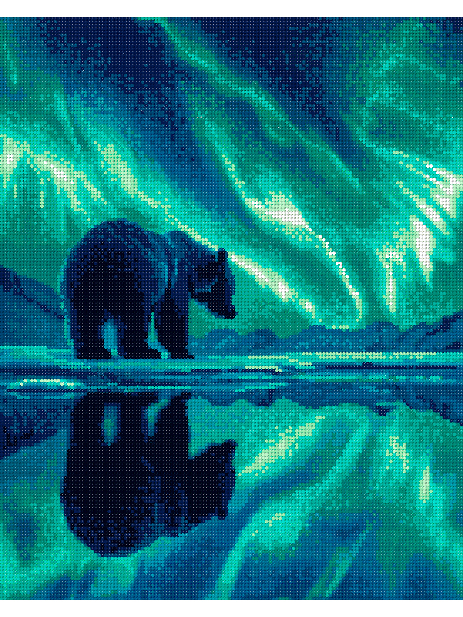 Алмазная мозаика Art on Canvas Полярный медведь в ассортименте - фото 2