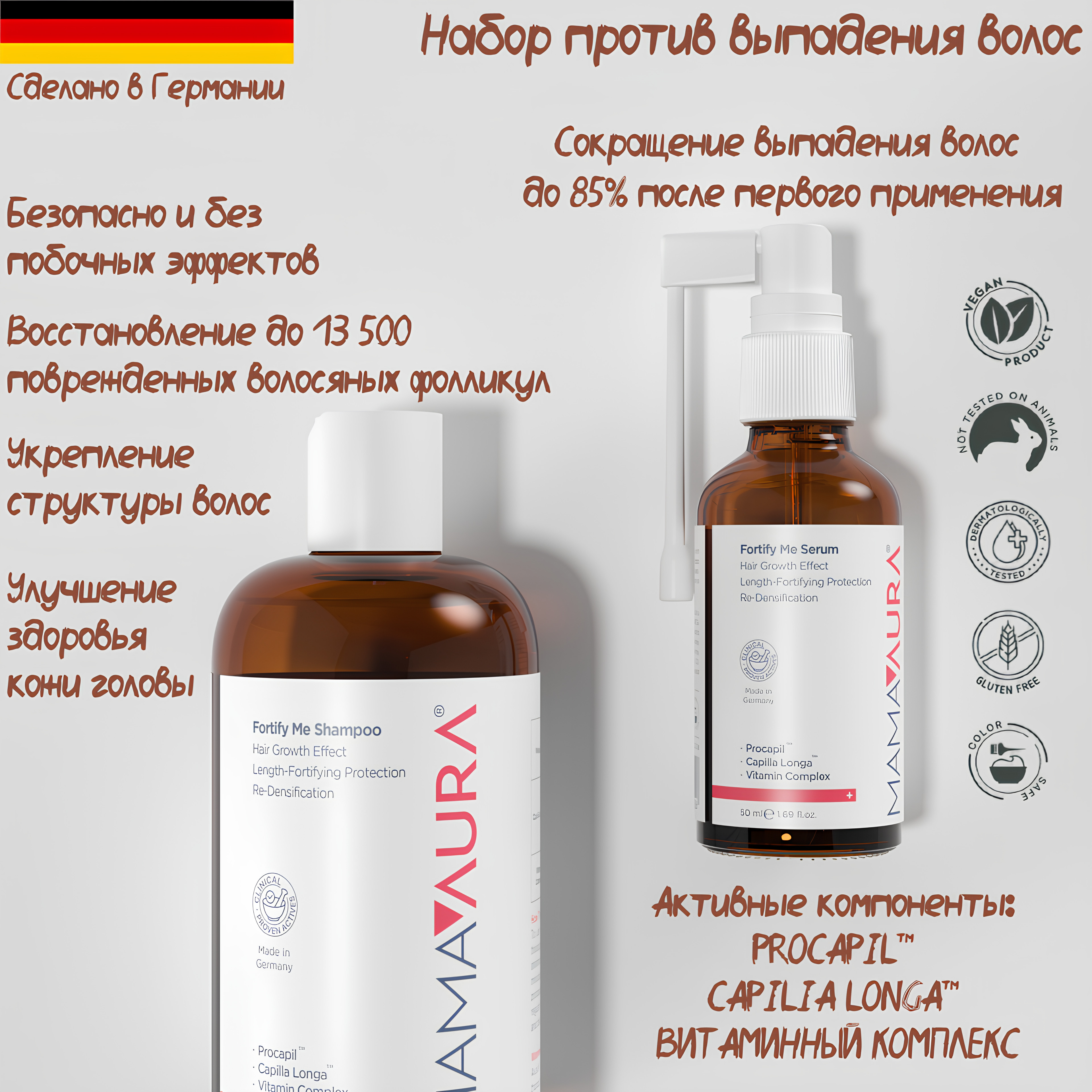Набор средств MAMAAURA Fortify Me 300 мл - фото 1