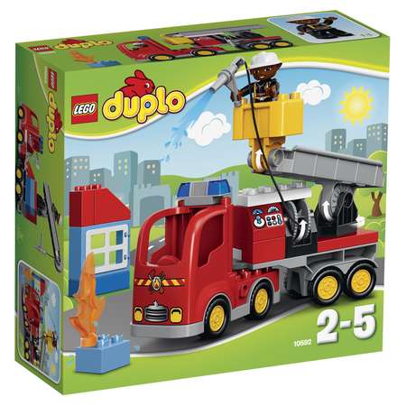 Конструктор LEGO DUPLO Пожарный грузовик блочный