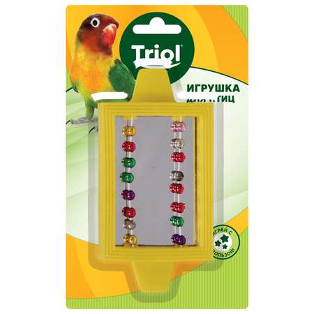 Игрушка для птиц Triol Зеркало Бусы 52181019
