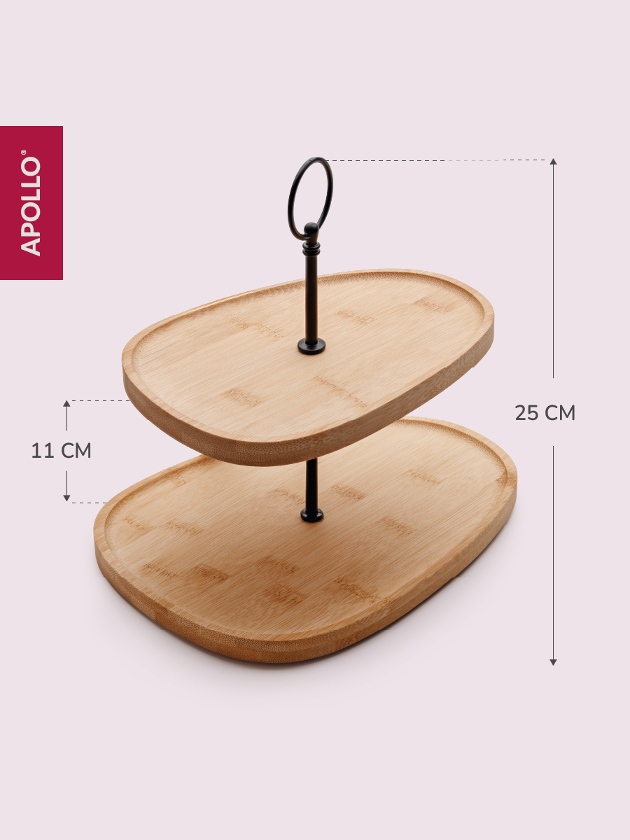 Подставка сервировочная APOLLO двухъярусная - фото 3