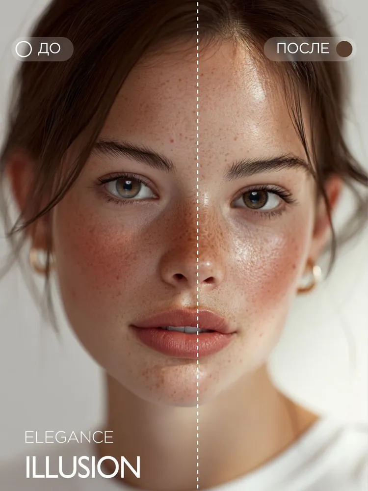 Контактные линзы ILLUSION colors elegance brown на 3 месяца -1.00/14/8.6 2 шт. - фото 3