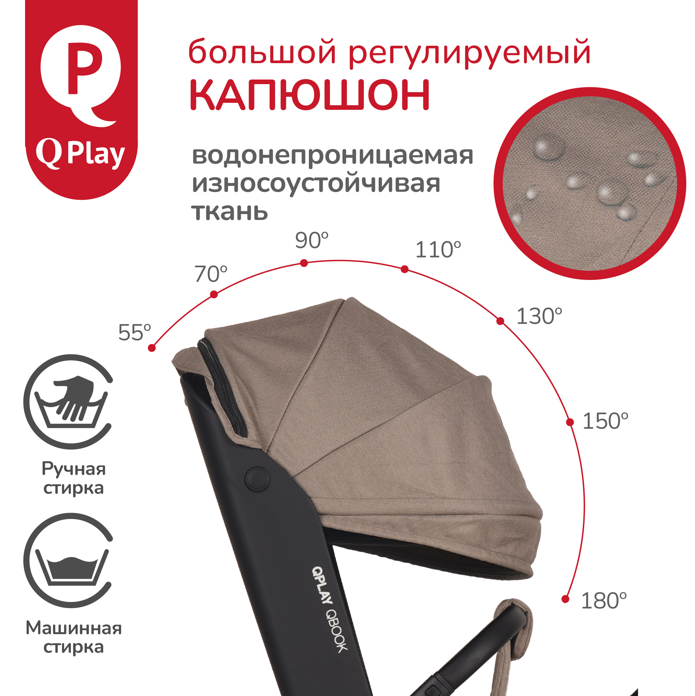 Коляска прогулочная QPLAY Qbook - фото 6
