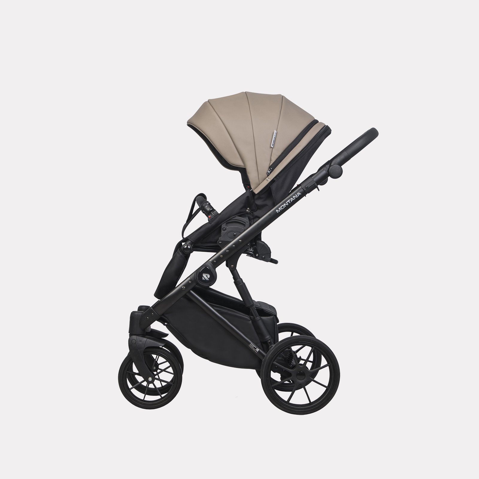 Коляска 3в1 Riko Basic Montana Ecco бежевый - фото 10