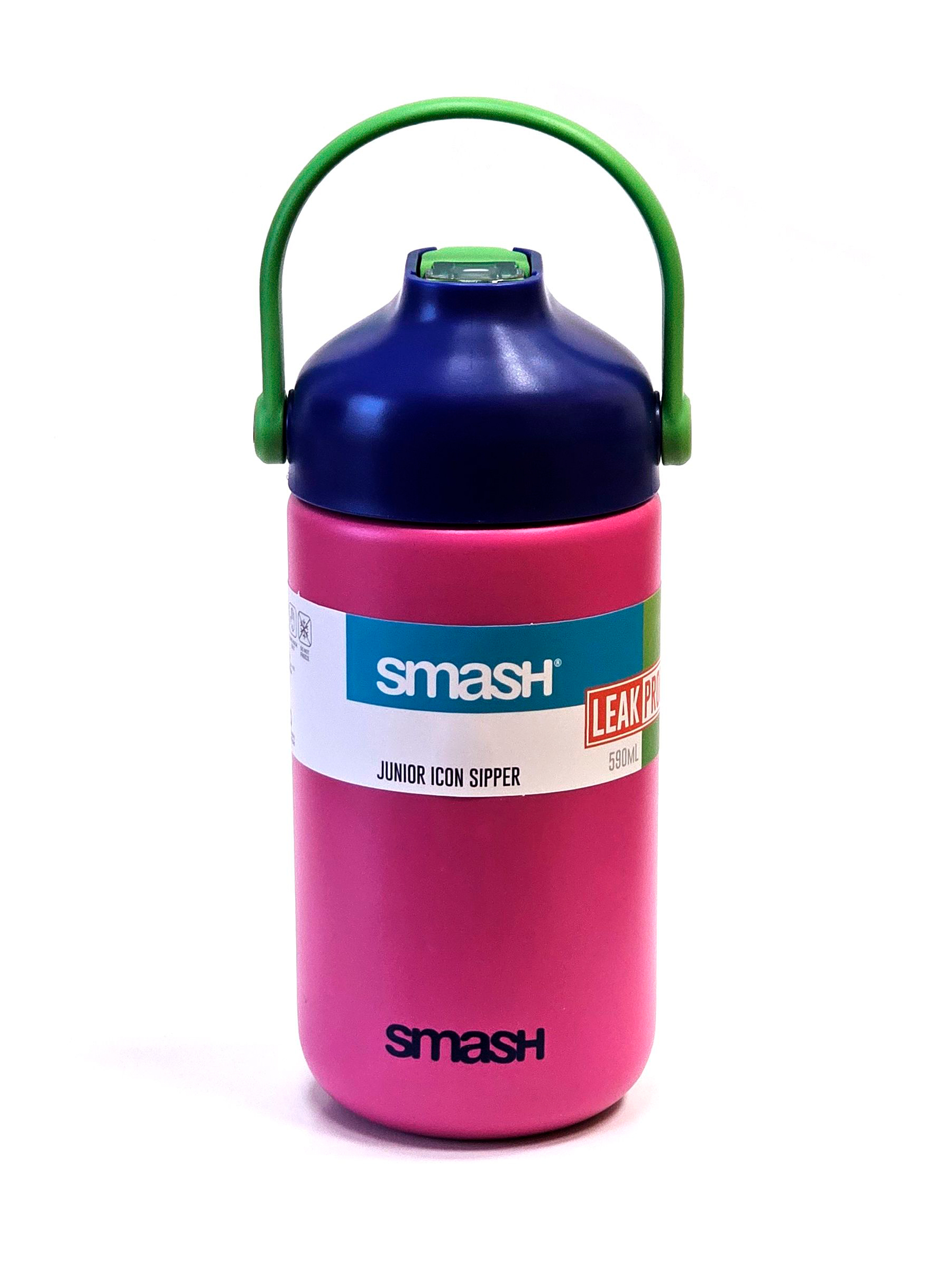Термобутылка Smash Junior 590мл розовая 31402 - фото 1