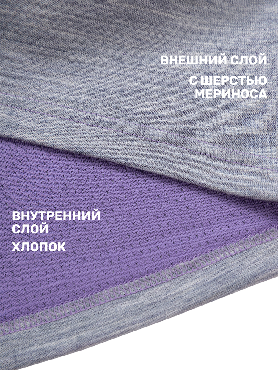 Термобелье NIKASTYLE 7т11225 серый меланж - фото 7