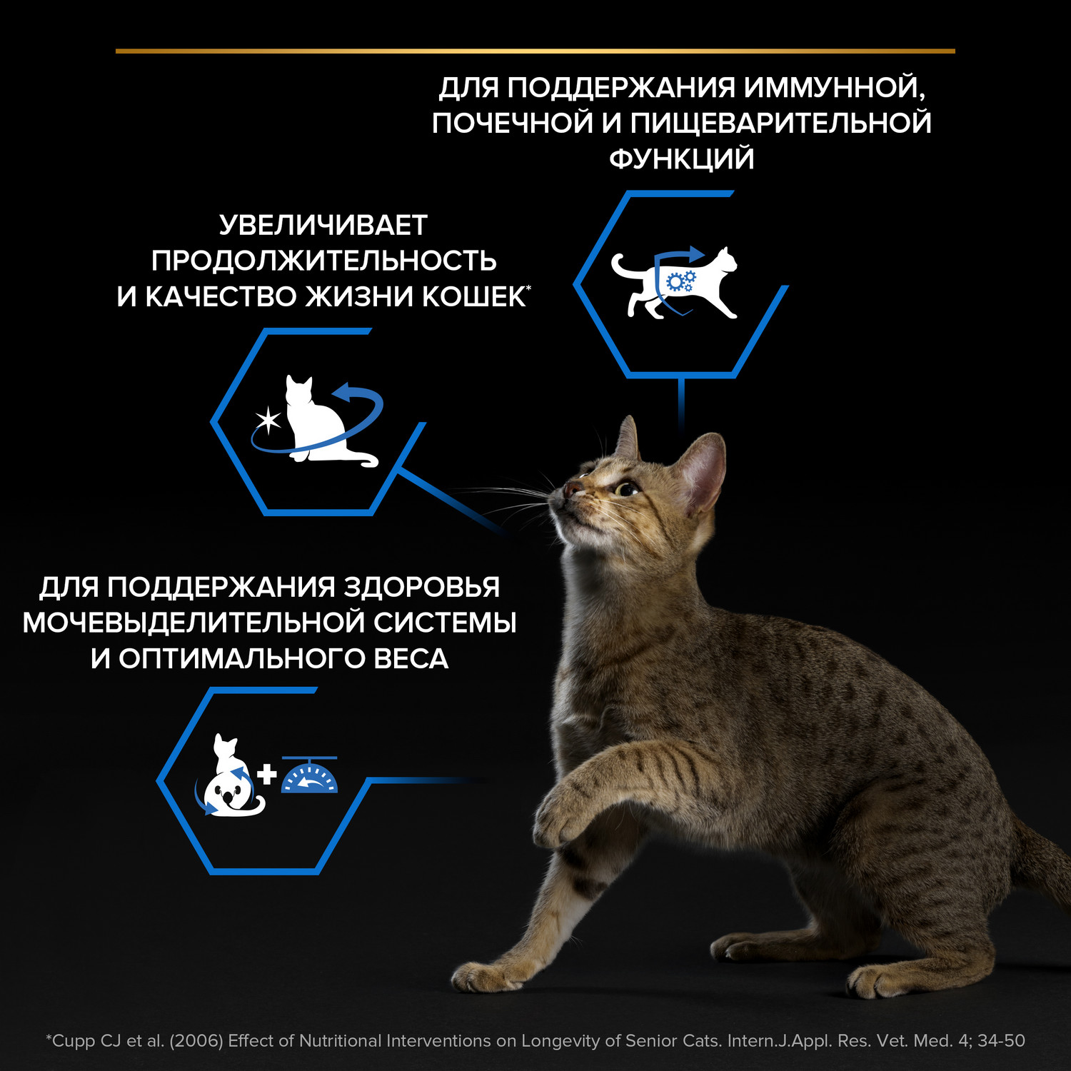Корм сухой для кошек PRO PLAN LONGEVIS 10кг с индейкой для стерилизованных 7+ лет - фото 4