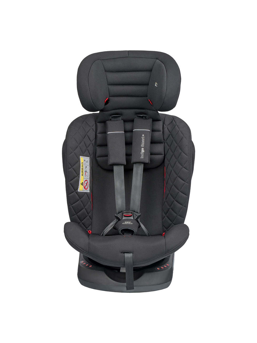 Автокресло Indigo SMART+ черный Isofix 0+/1/2/3 (0-36 кг) - фото 9