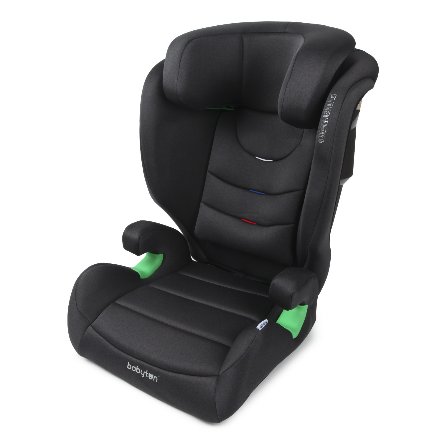 Автокресло Babyton Traveller Isofix 2/3 (15-36 кг) черный - фото 1
