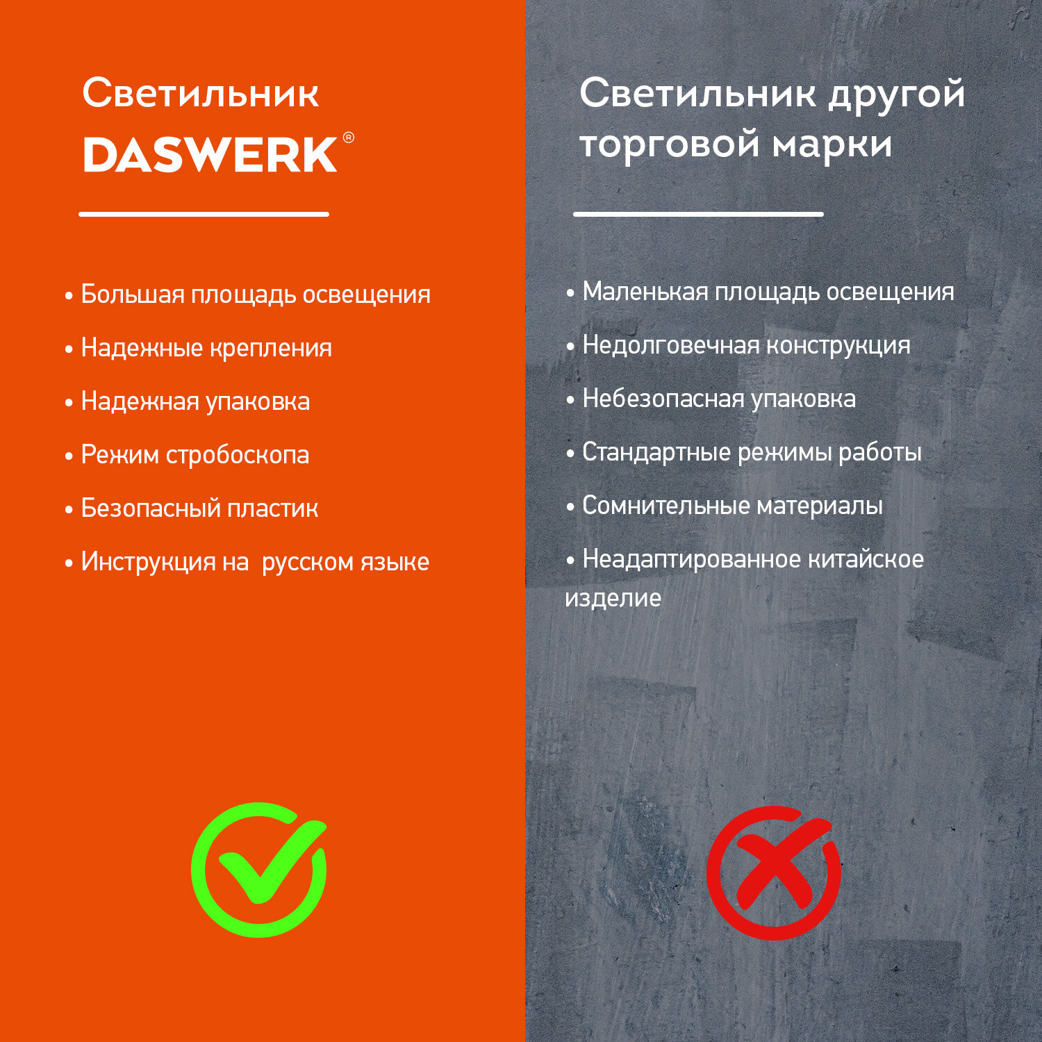 Лампа подвесная DASWERK потолочная светодиодная led портативная c магнитным крепежом - фото 12