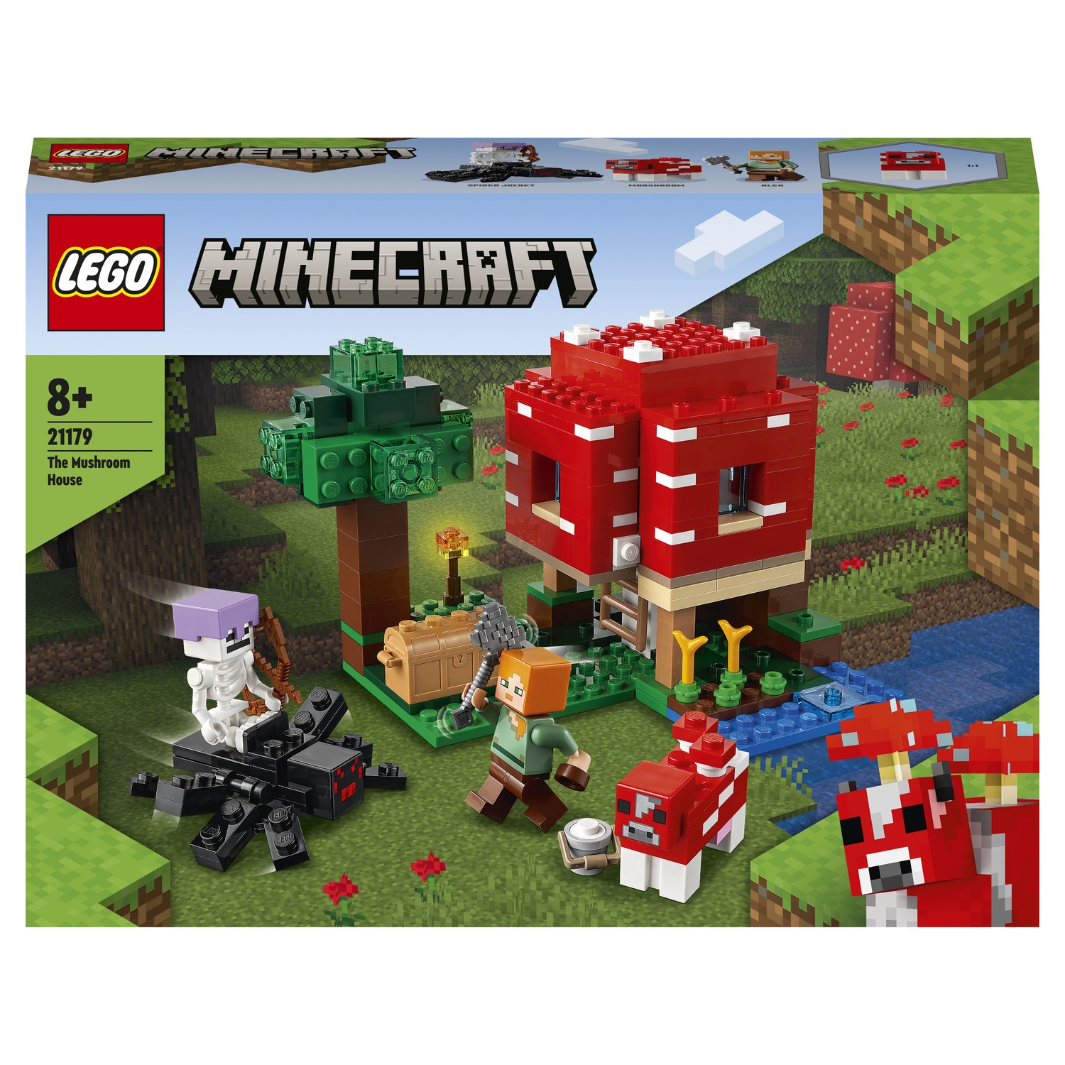 Конструктор LEGO Minecraft Грибной дом - фото 2