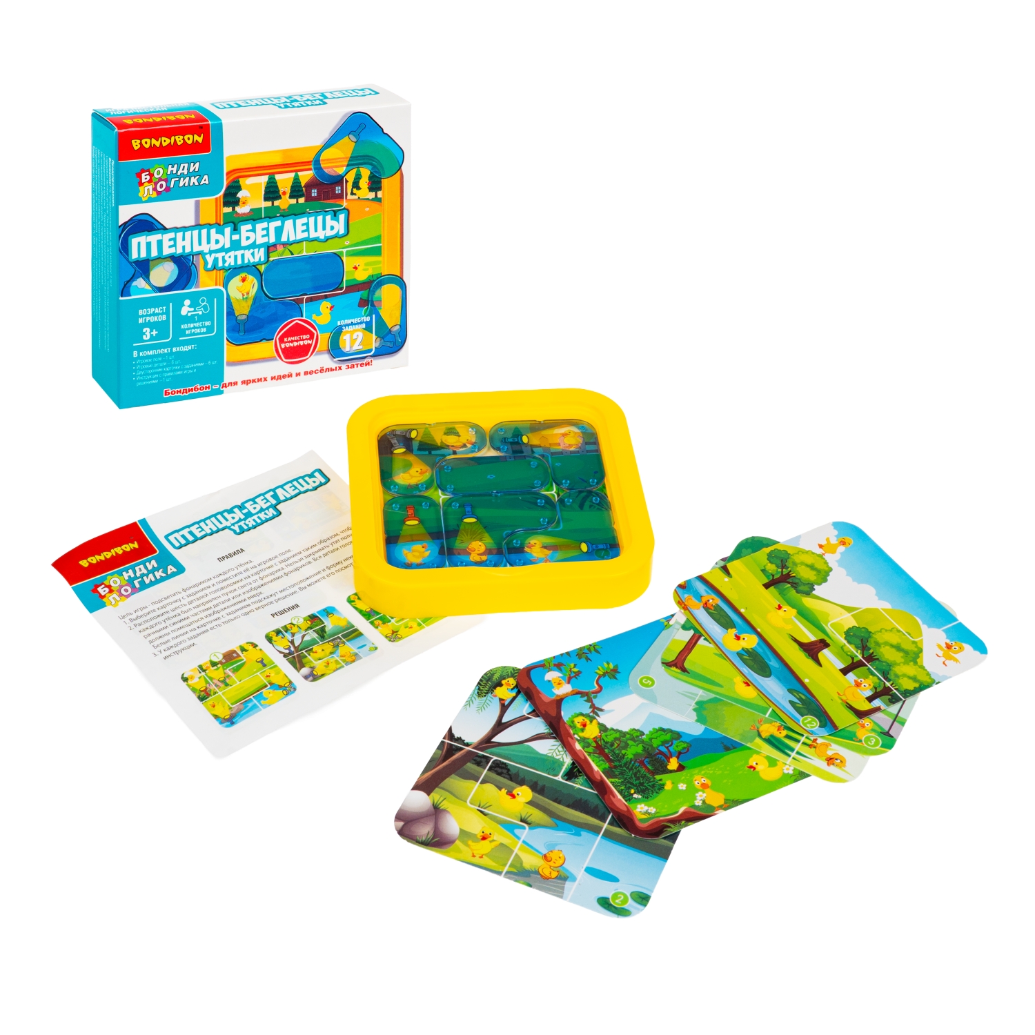 Настольная игра Bondibon Птенцы Беглецы Утятки - фото 2