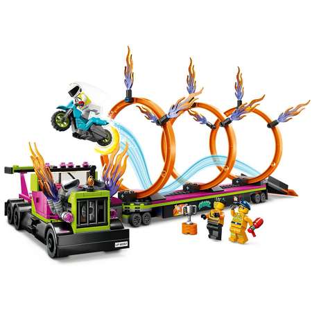 Конструктор LEGO City Stunt Truck and Ring of Fire 479 дет.