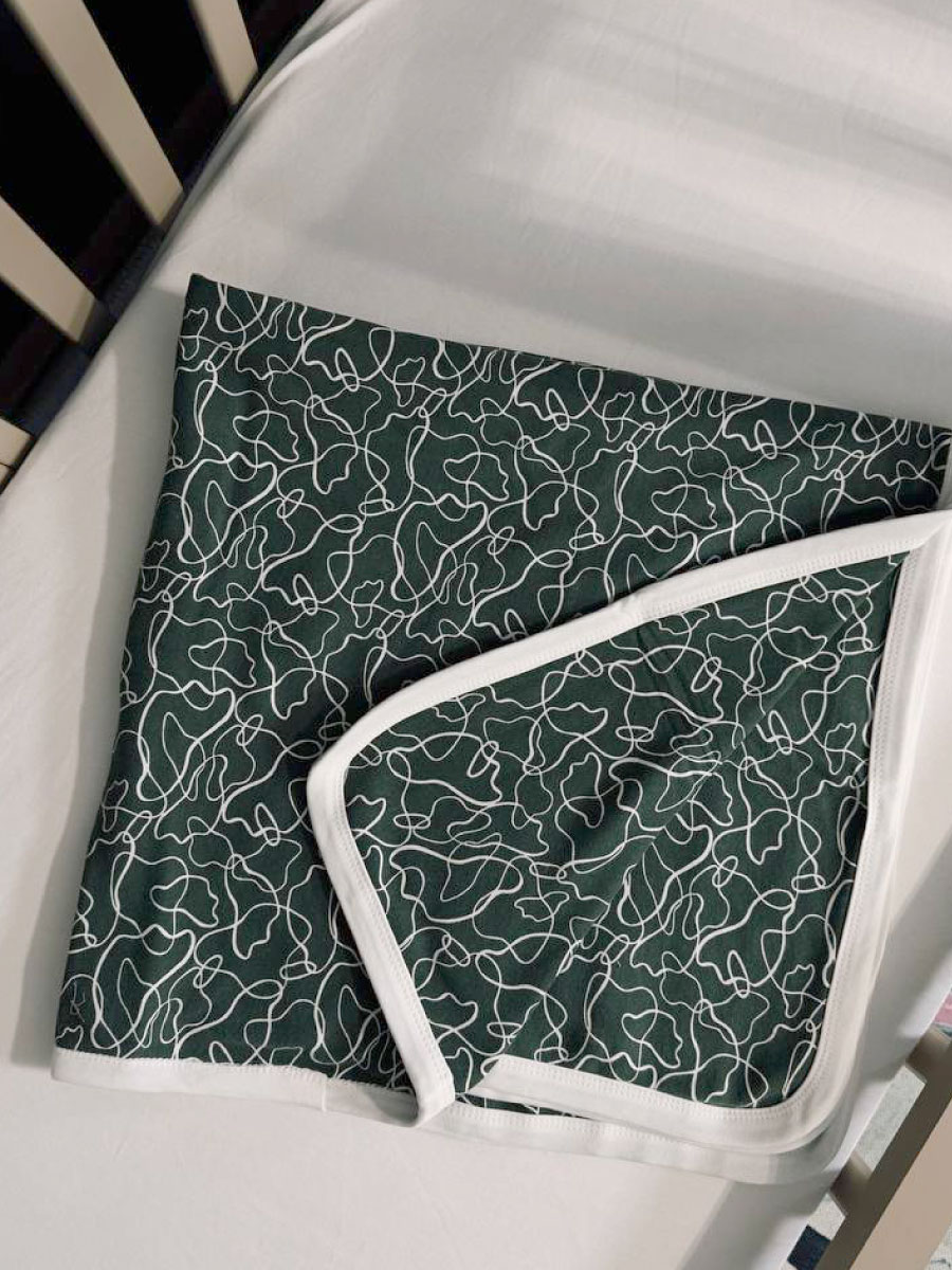 Пелёнка OLANT BABY Forest frost трикотаж 90х90 см - фото 4