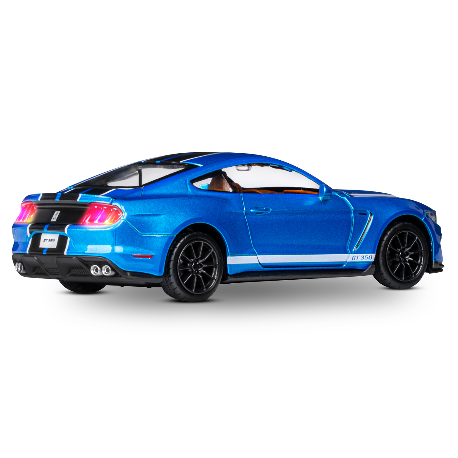 Автомобиль АВТОпанорама Ford Shelby GT350 1:32 JB1251320 - фото 13