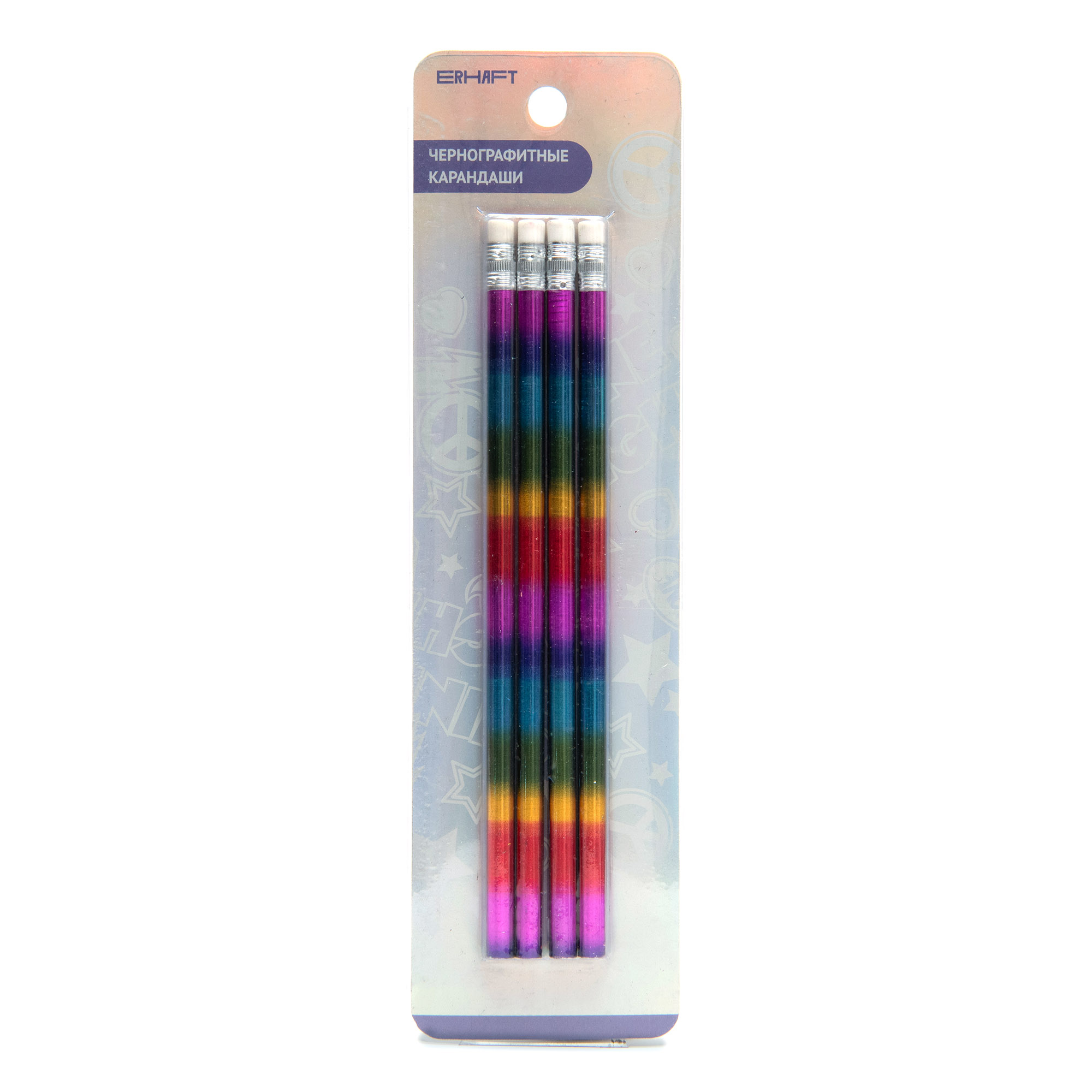 Карандаши чернографитные Erhaft 4 шт. - фото 4