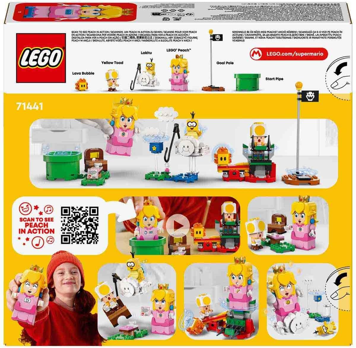 Конструктор LEGO Super Mario Приключения Пич 208 дет. - фото 8