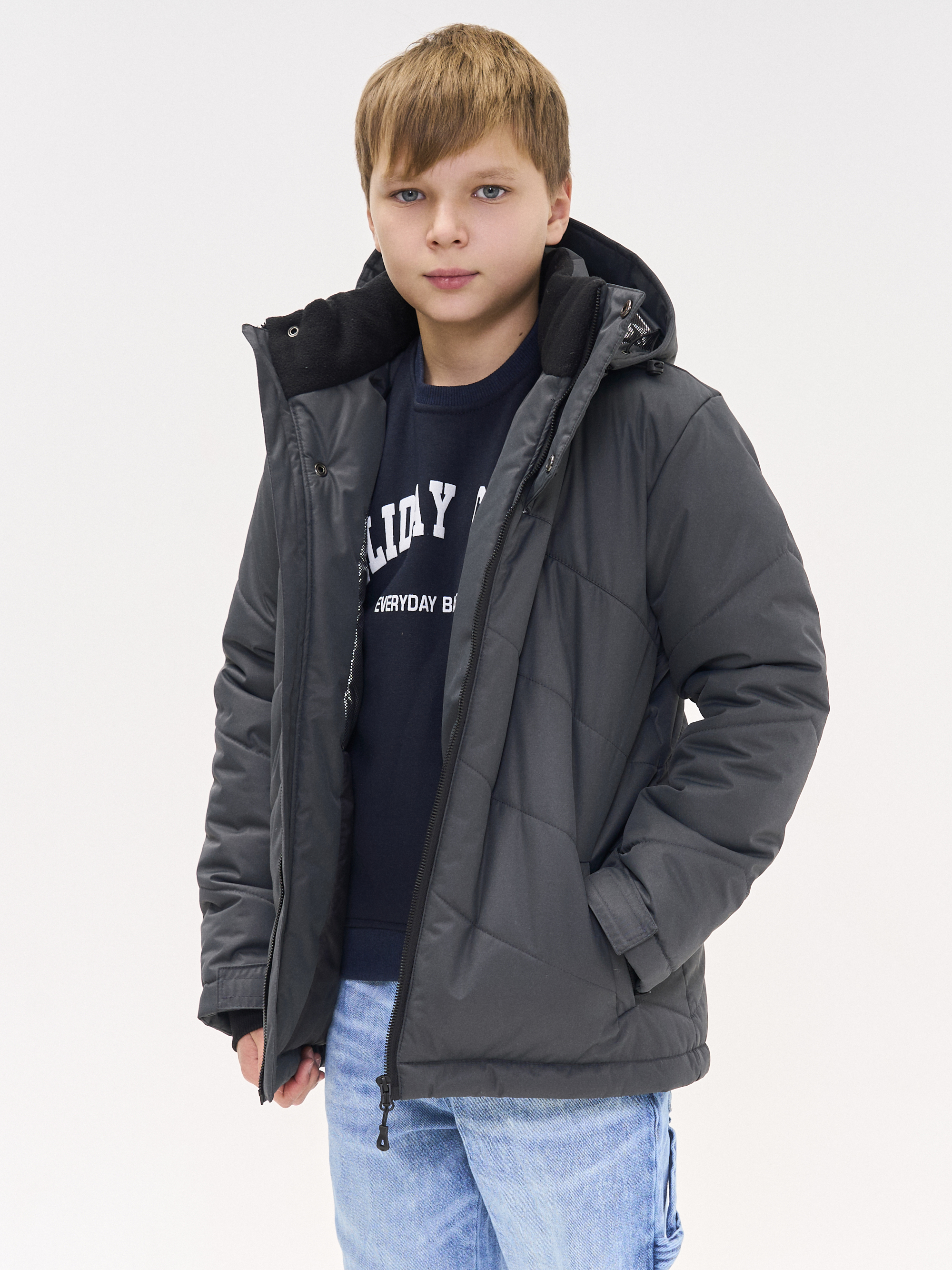 Куртка RODOS М-315/1/темно-серый - фото 16