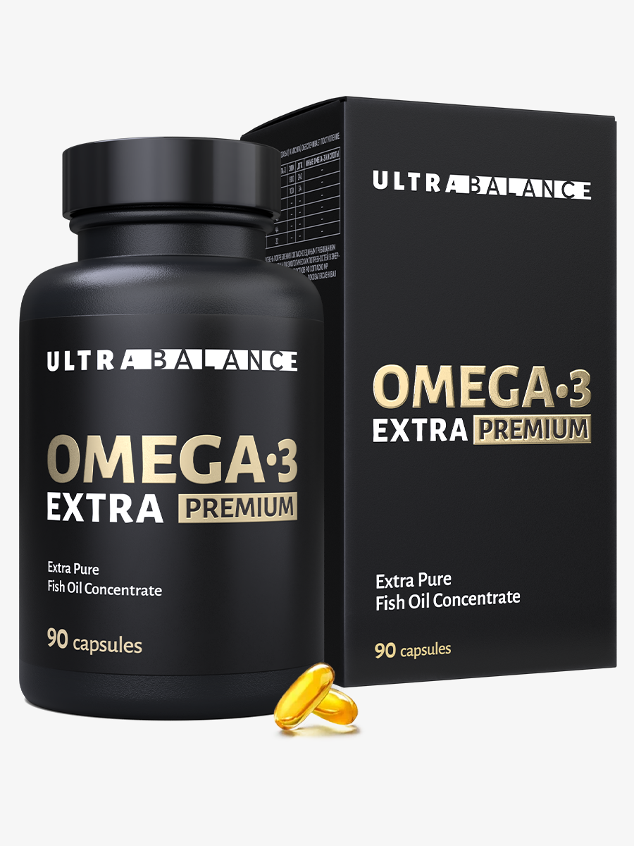 Изображение товара Омега 3 экстра премиум UltraBalance - витамины для мужчин и женщин 90 капсул