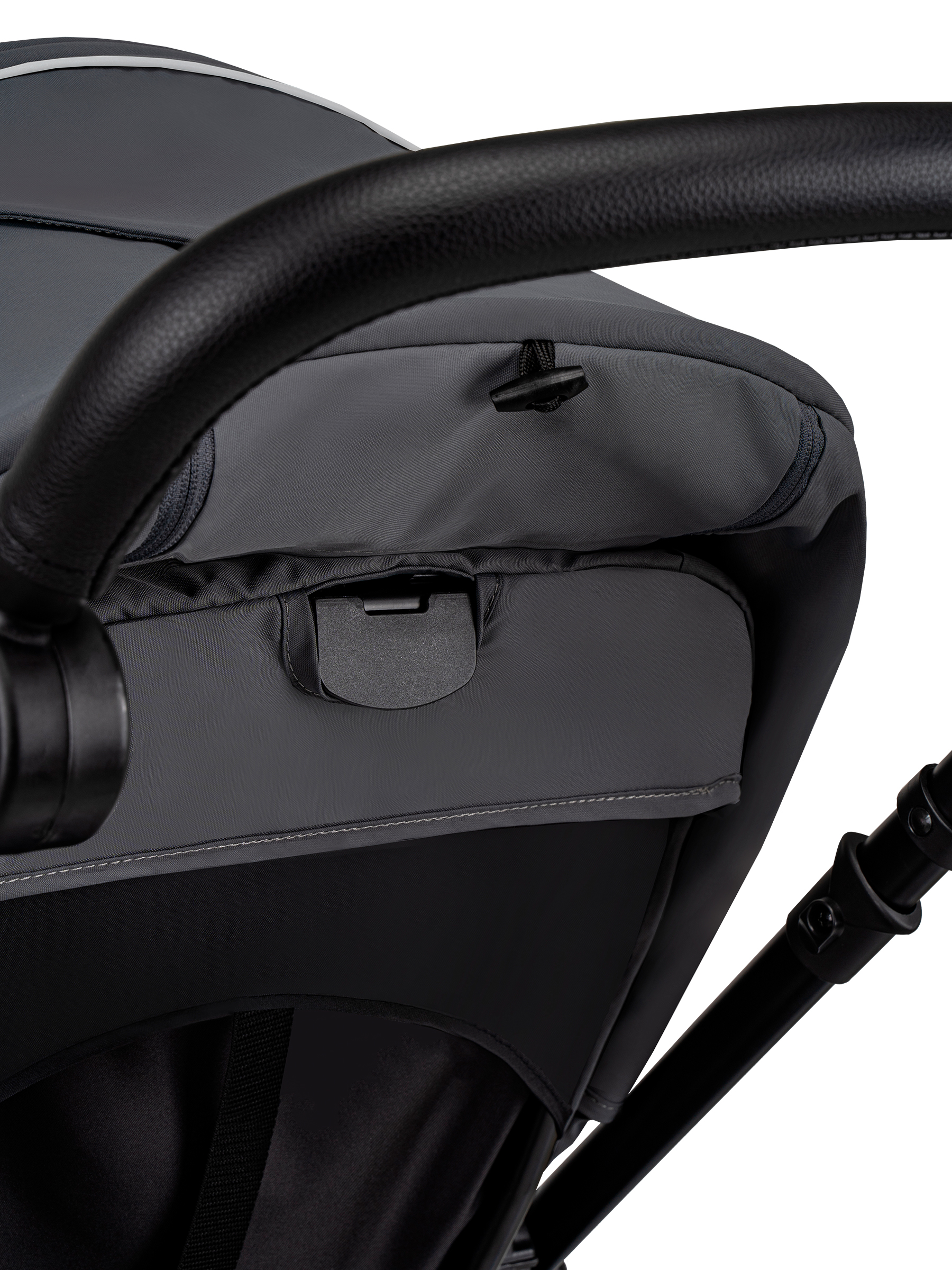 Коляска 3в1 JOVOLA Swift Plus темно-серый - фото 21