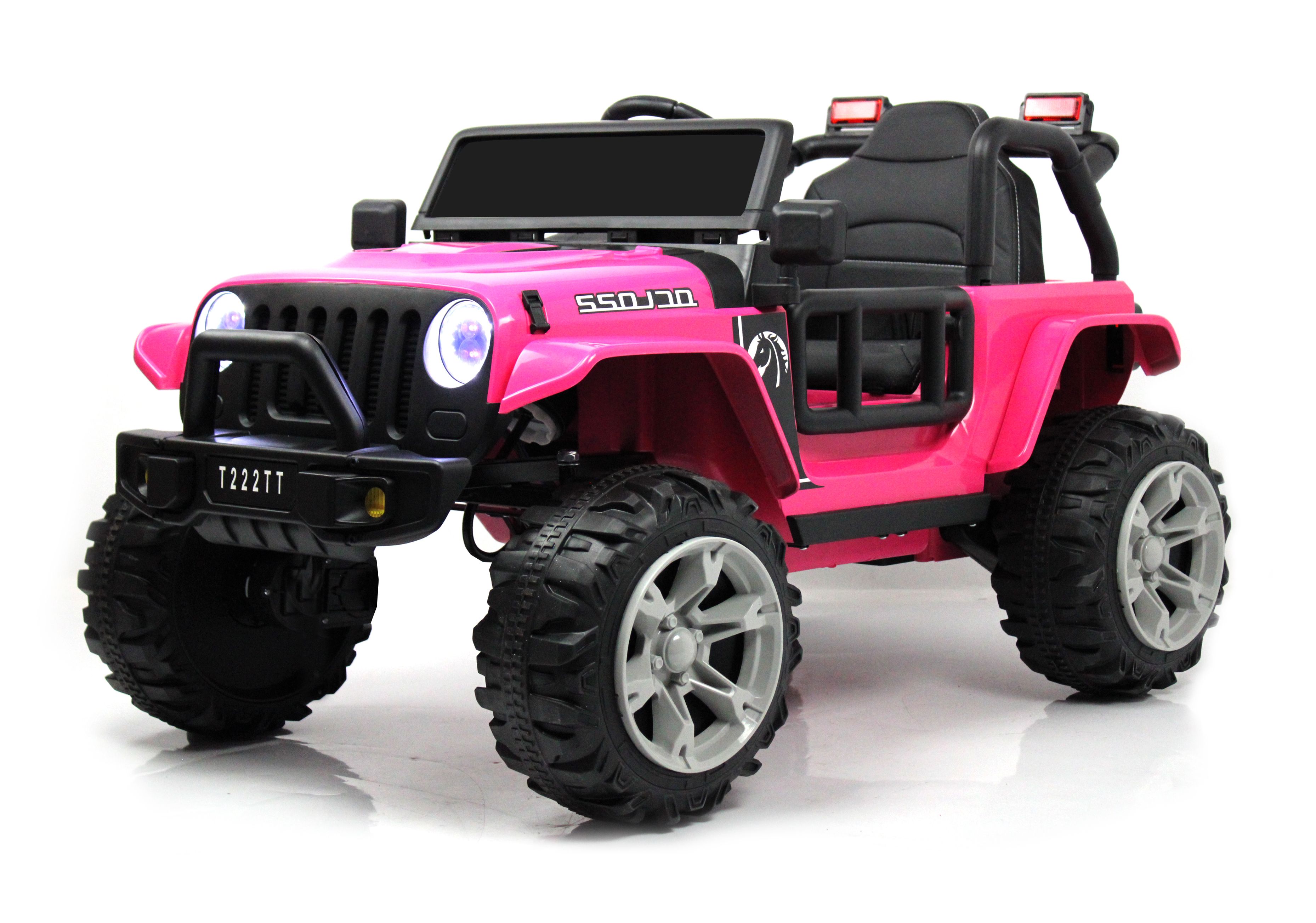 Электромобиль RIVERTOYS T222TT-4WD-PINK С пультом ДУ - фото 29