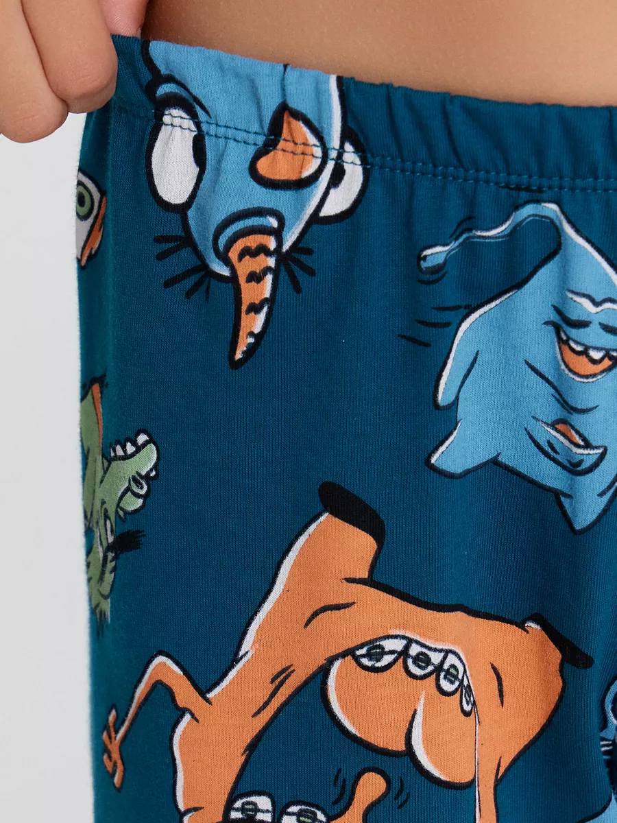 Пижама Mark Formelle (Марк Формэль) 563321-1/монстрики на синей бирюзе - фото 6