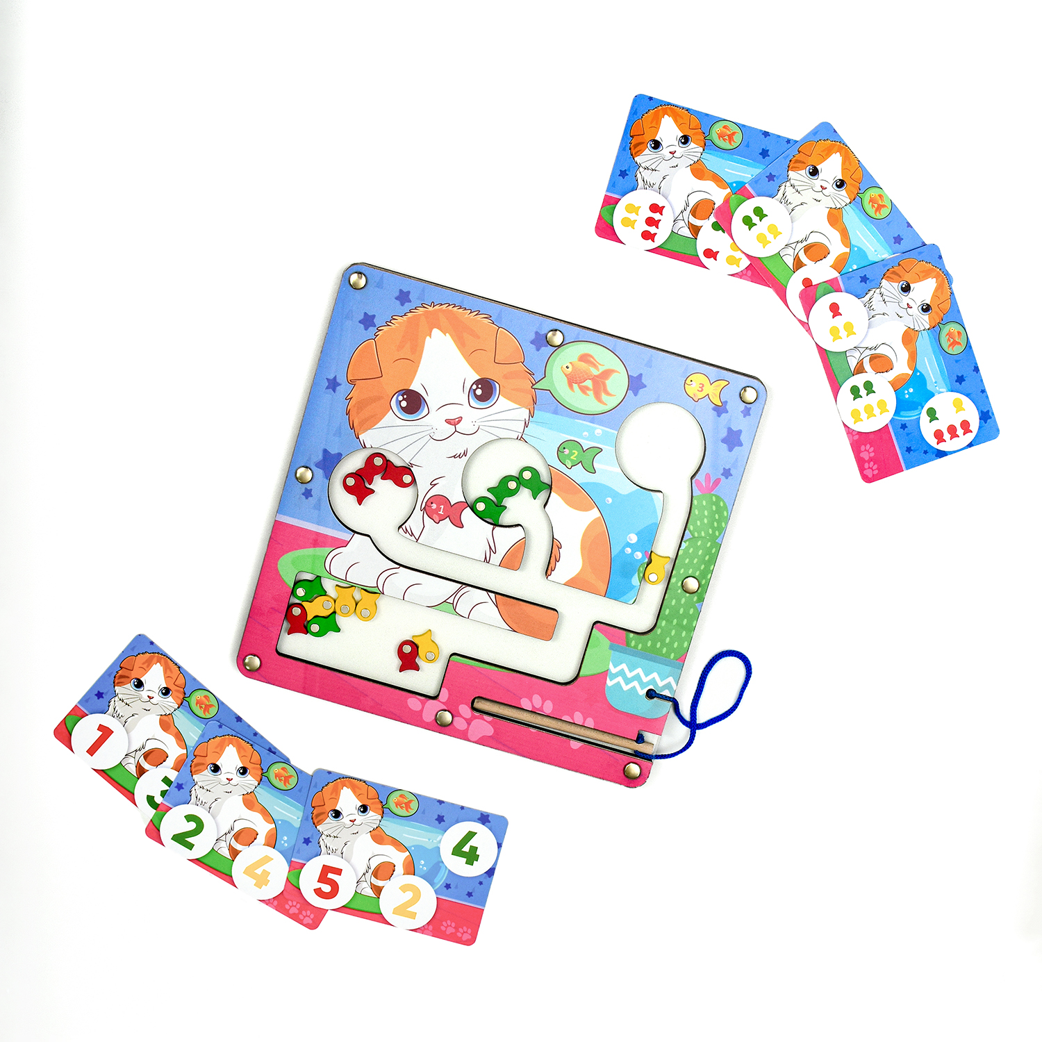Настольная игра BabyGo Магнитная рыбалка - фото 7