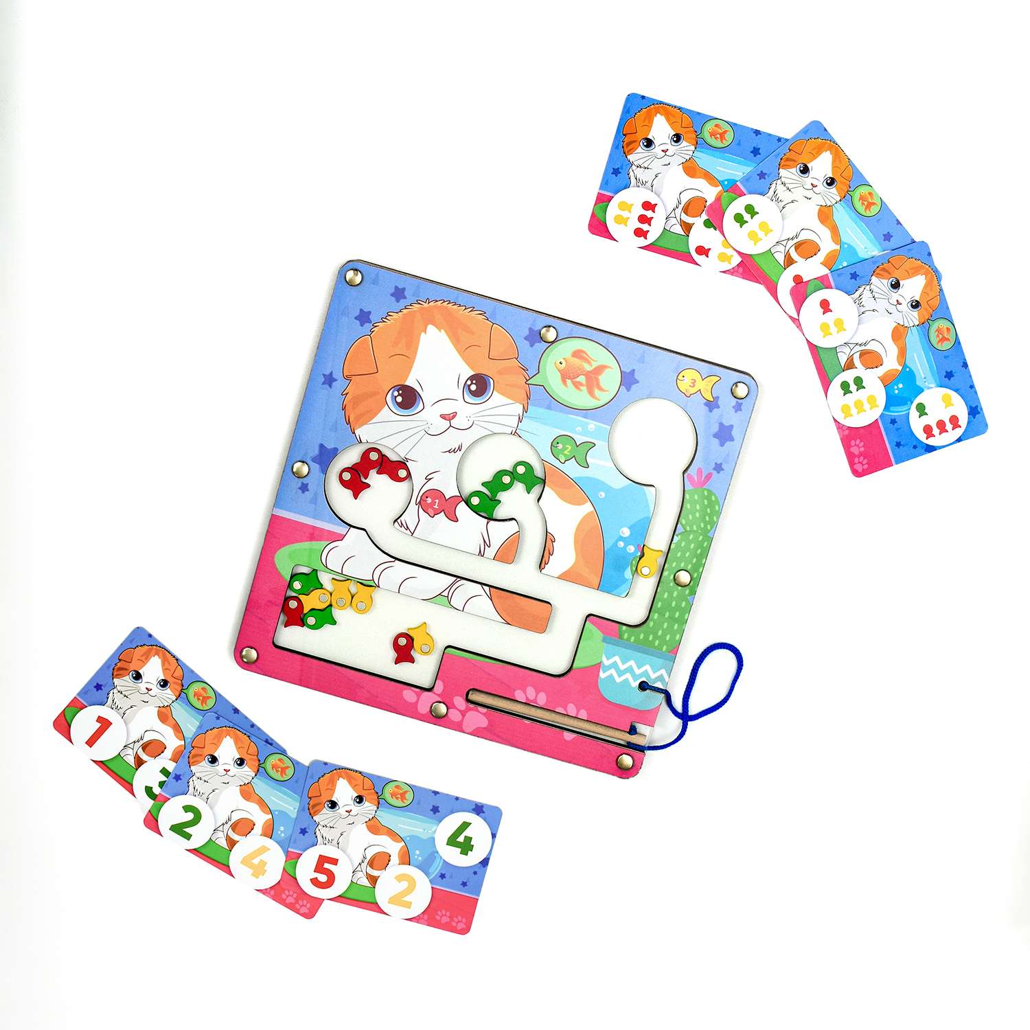 Настольная игра BabyGo Магнитная рыбалка - фото 7