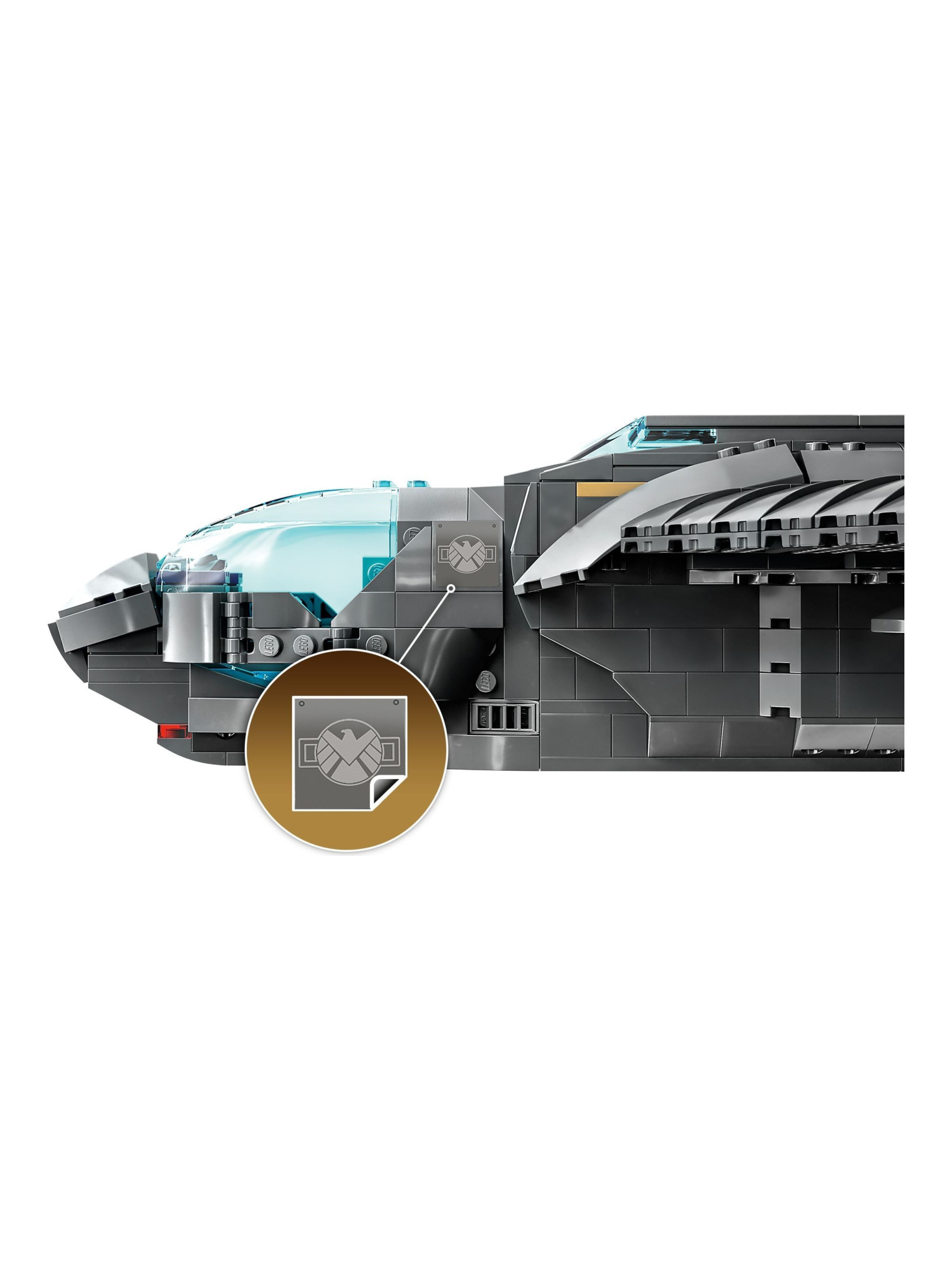 Конструктор LEGO Marvel Super Heroes Квинджет Мстителей 795 дет. - фото 5