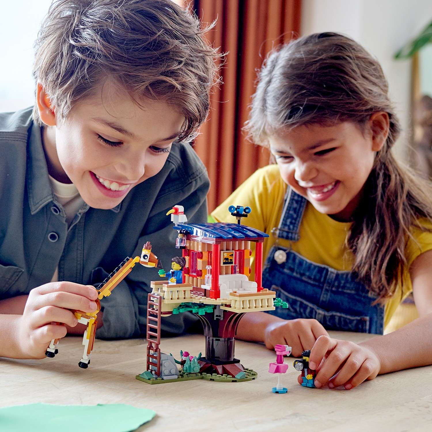 Конструктор LEGO Creator Домик на дереве для сафари блочный - фото 10