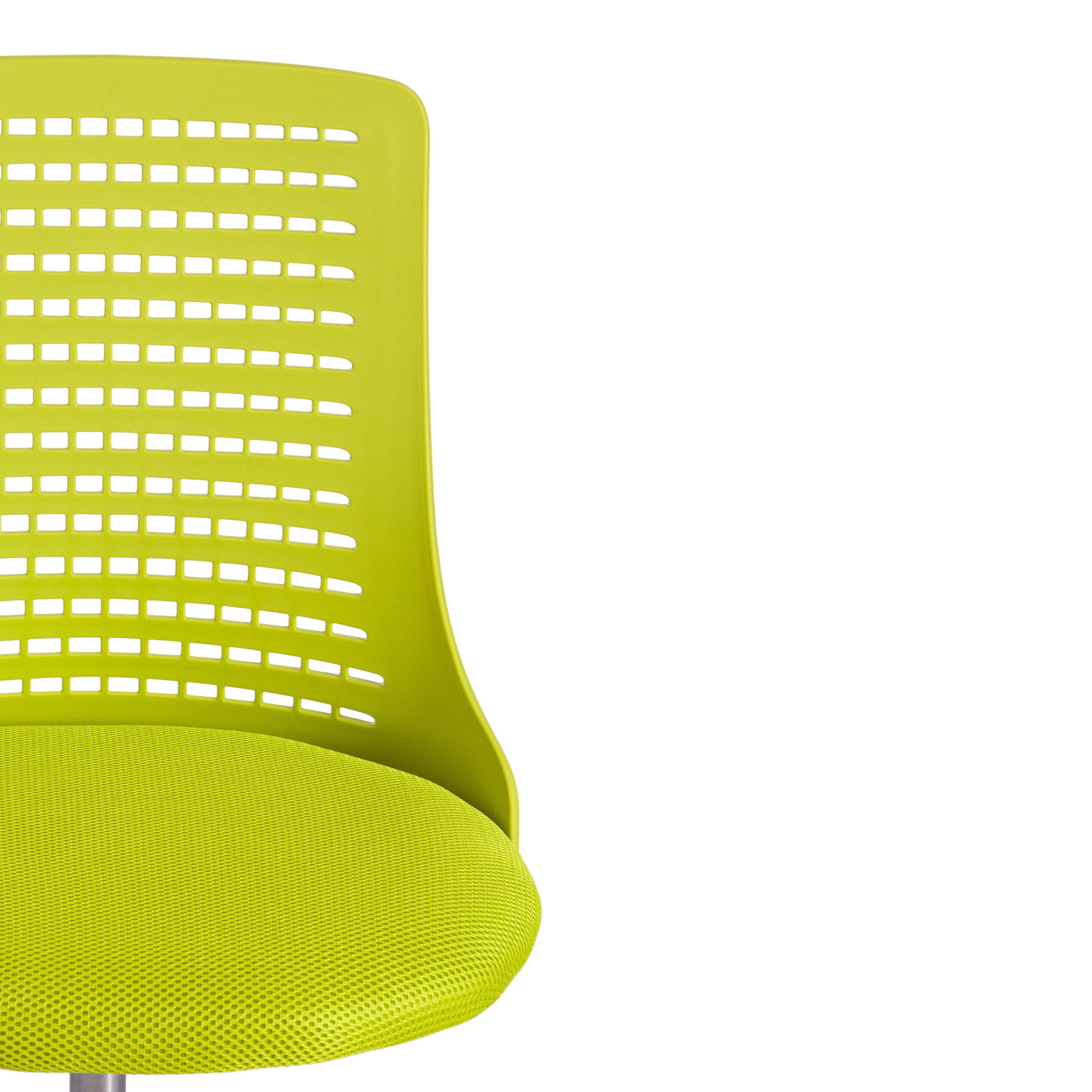 Компьютерное кресло TETCHAIR Kiddy ткань салатовый - фото 12