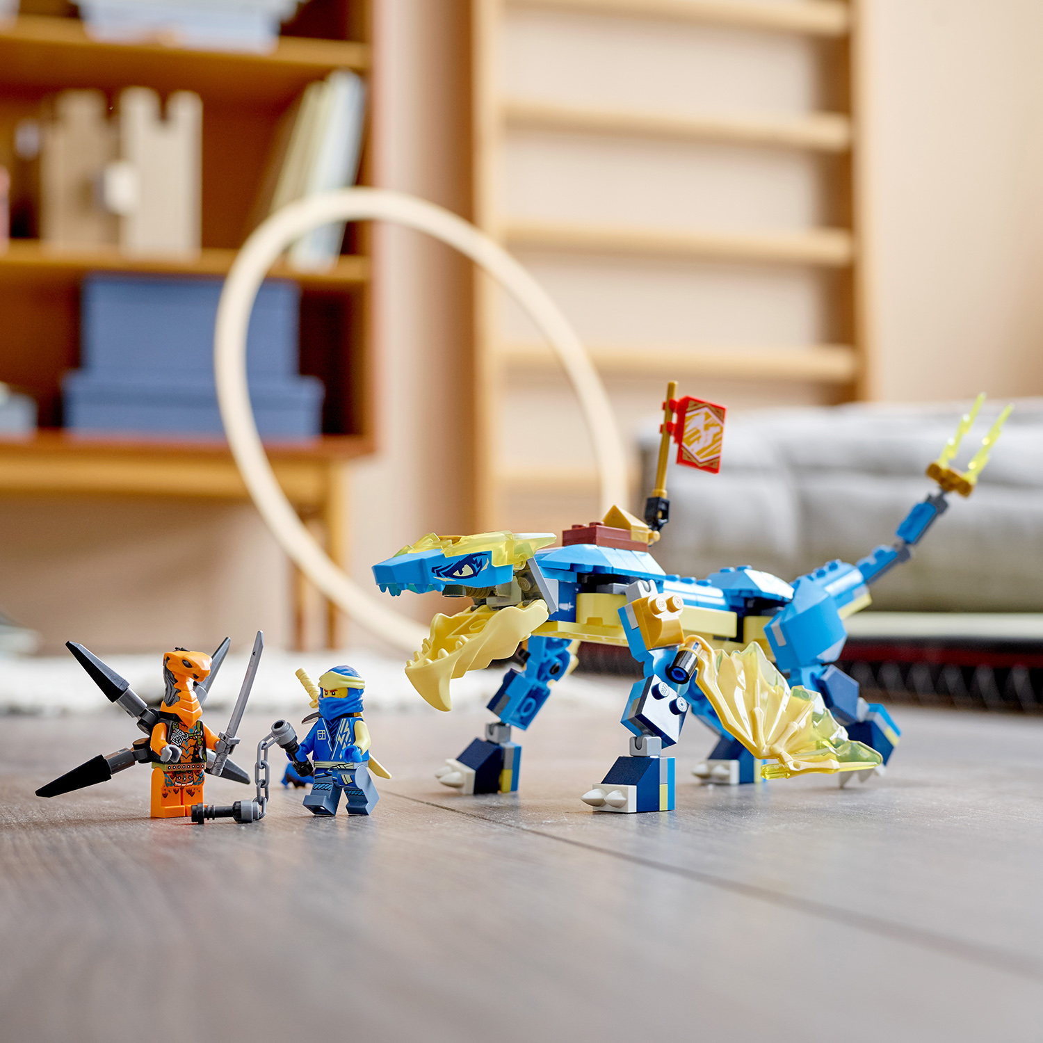 Конструктор LEGO NINJAGO Грозовой дракон ЭВО Джея - фото 7