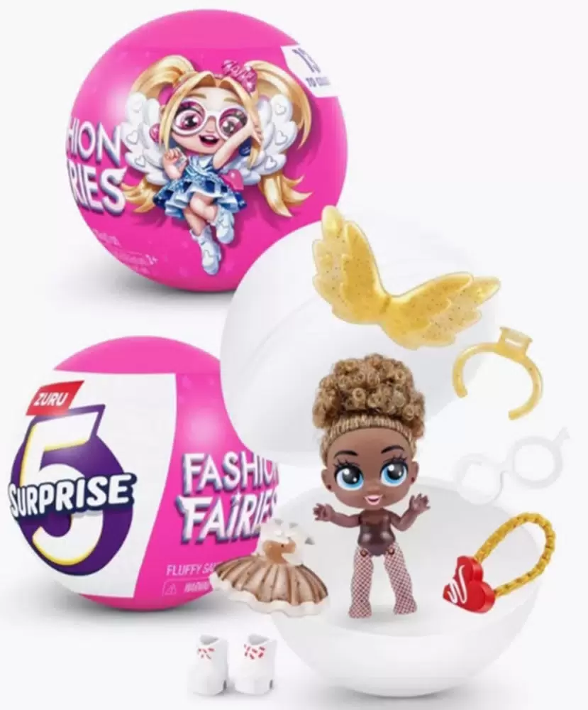 Кукла мини Zuru 5 surprise Fashion Fairies 77564 высота 8 см 00-00019645 - фото 3