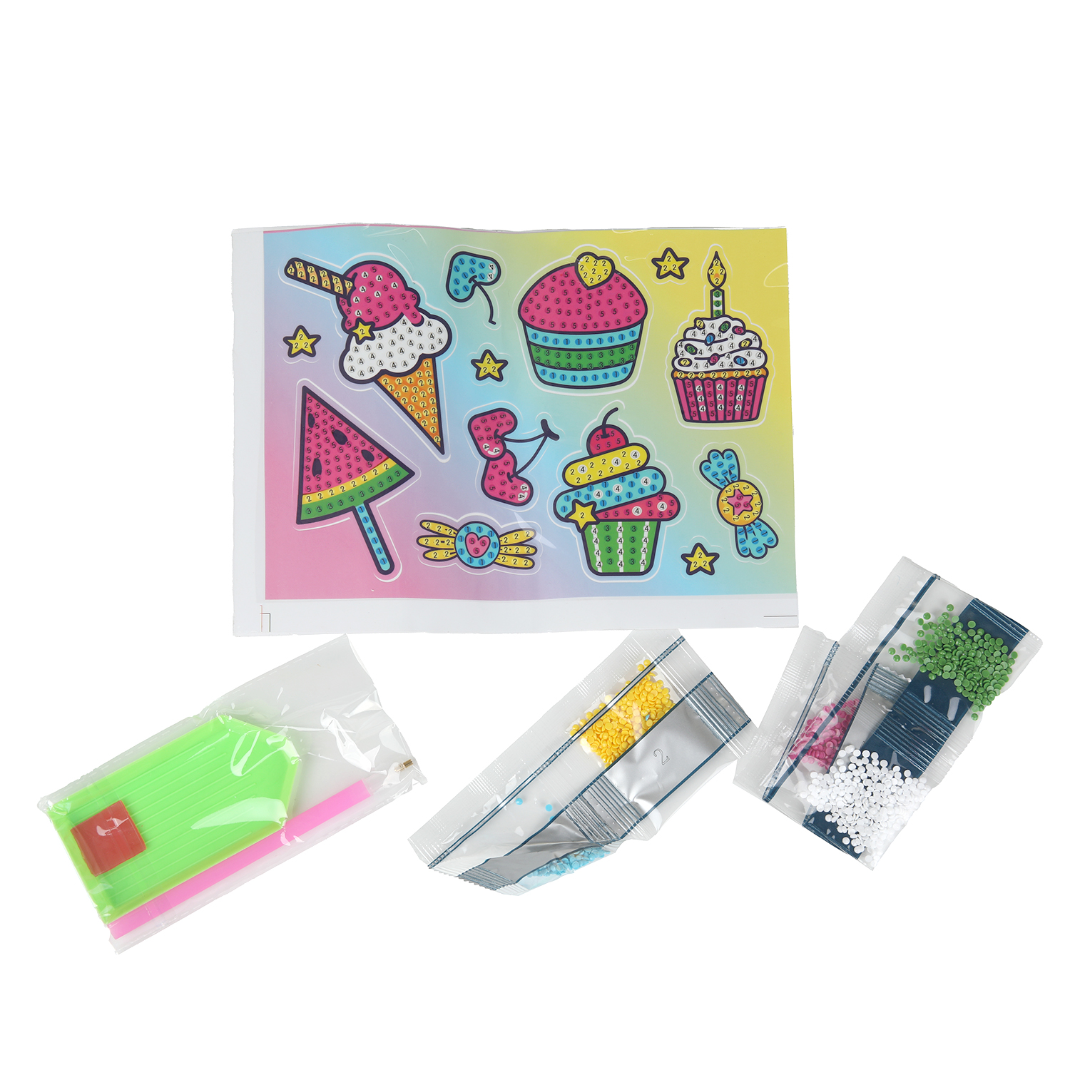 Алмазная мозаика Multiart Пироженки - фото 2