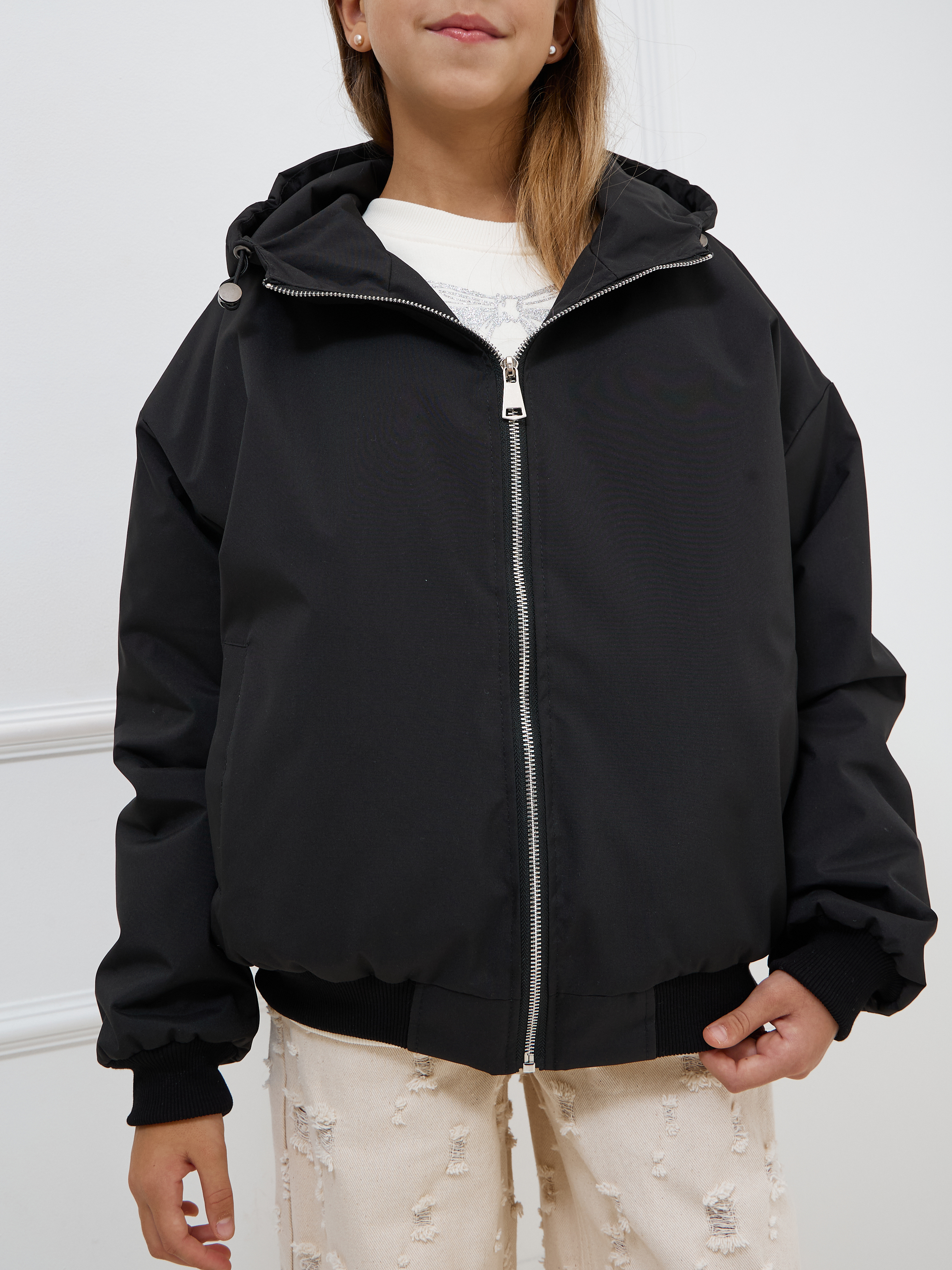 Куртка MIRANAM БомберДетскДевочкиF55Черн - фото 12